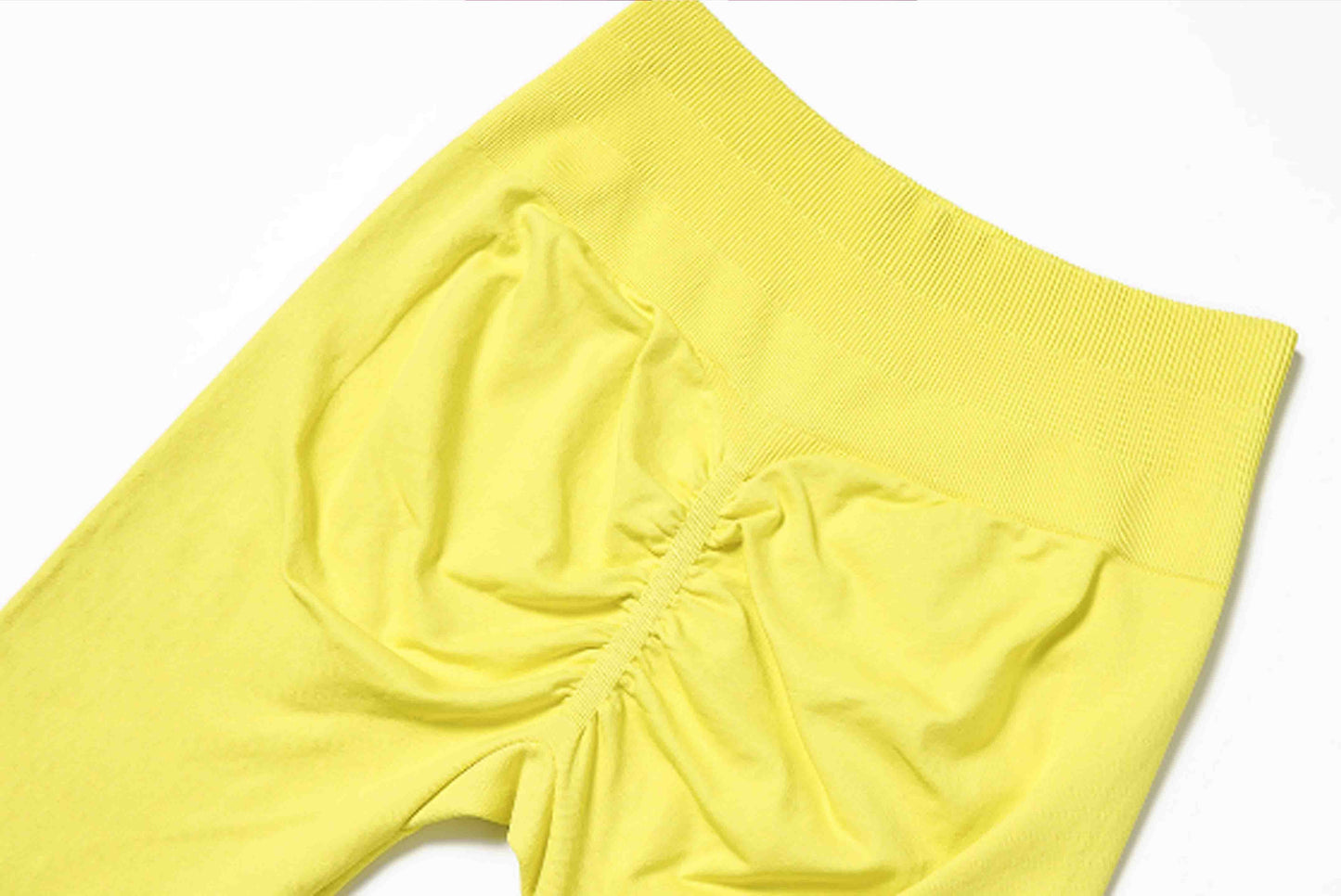 HR7502-2-Wide-leg seamless hip-lifting yoga flared pants, high-waisted slightly flared casual sports pants for tummy control