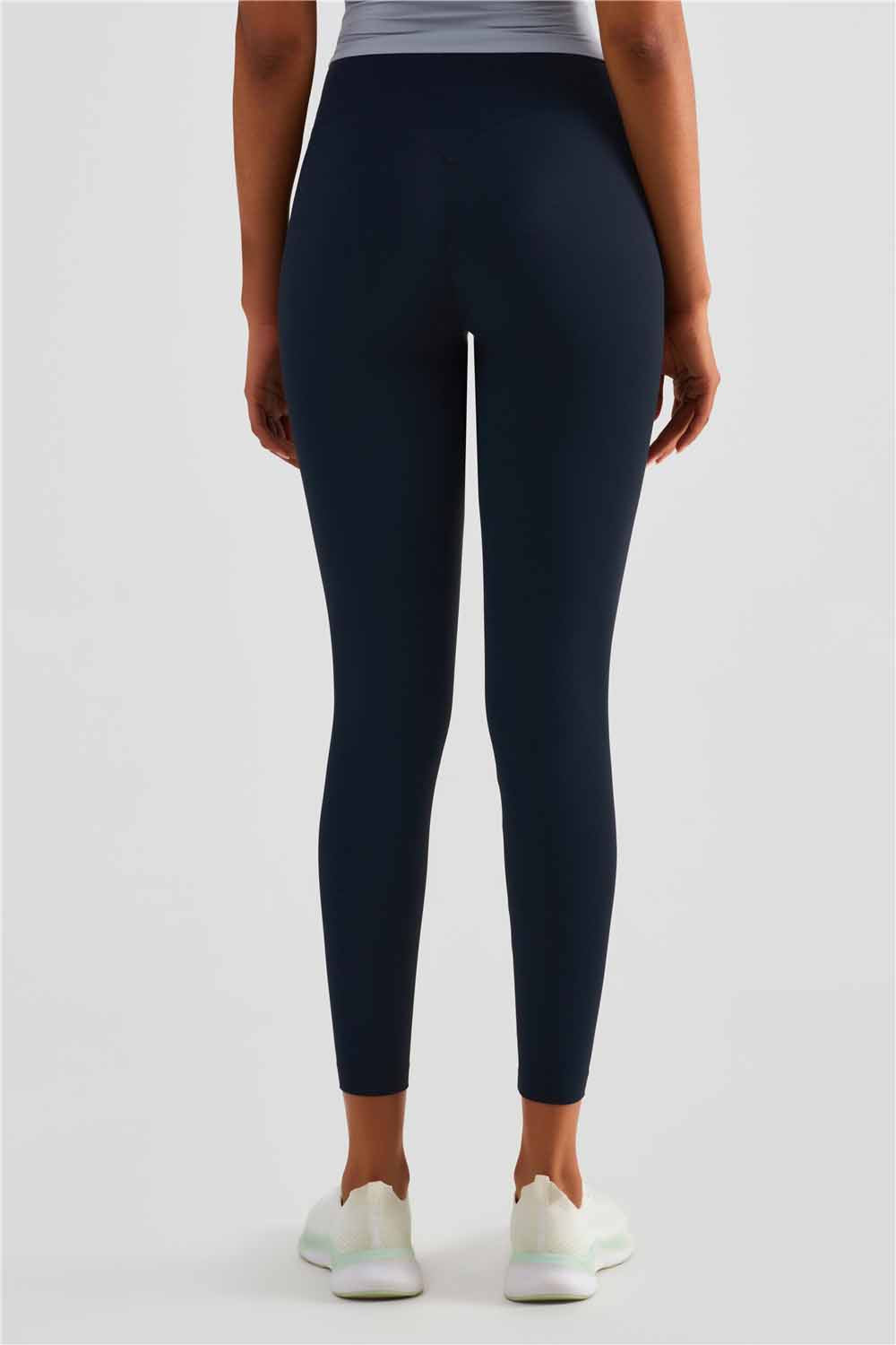 CK1486-NULS naked nine point yoga pants Women's Europe and America No T sport skinny fitness pants High waisted slimming hip lift peach pants
