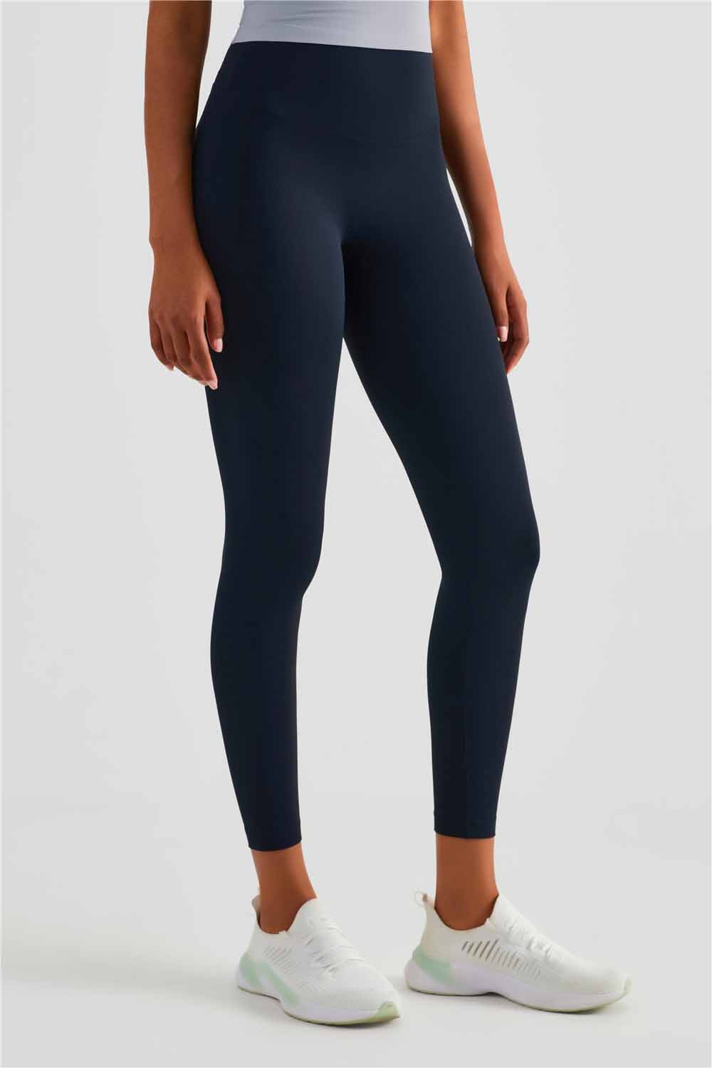 CK1486-NULS naked nine point yoga pants Women's Europe and America No T sport skinny fitness pants High waisted slimming hip lift peach pants