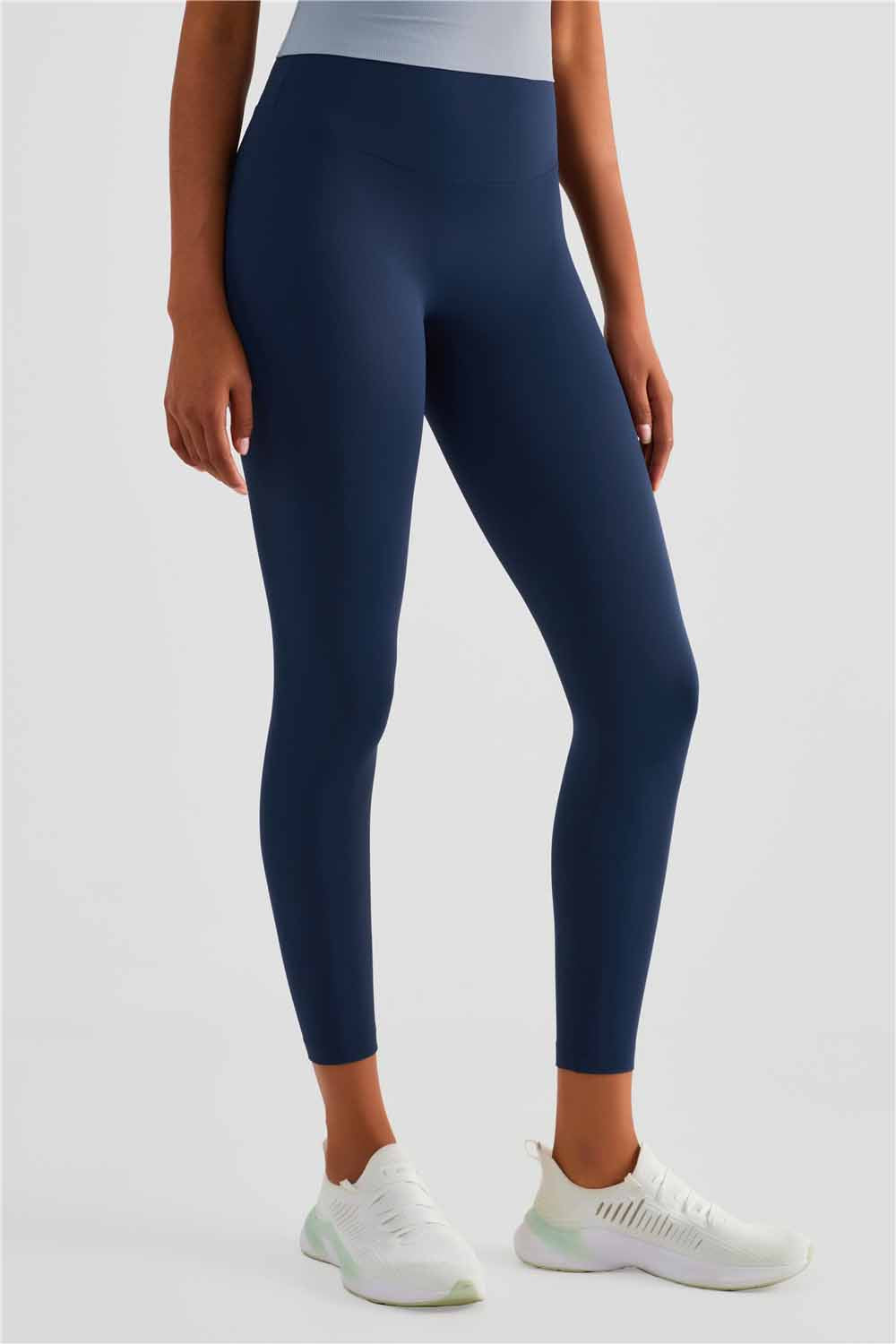 CK1486-NULS naked nine point yoga pants Women's Europe and America No T sport skinny fitness pants High waisted slimming hip lift peach pants