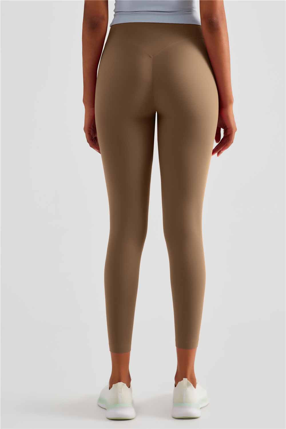 CK1486-NULS naked nine point yoga pants Women's Europe and America No T sport skinny fitness pants High waisted slimming hip lift peach pants