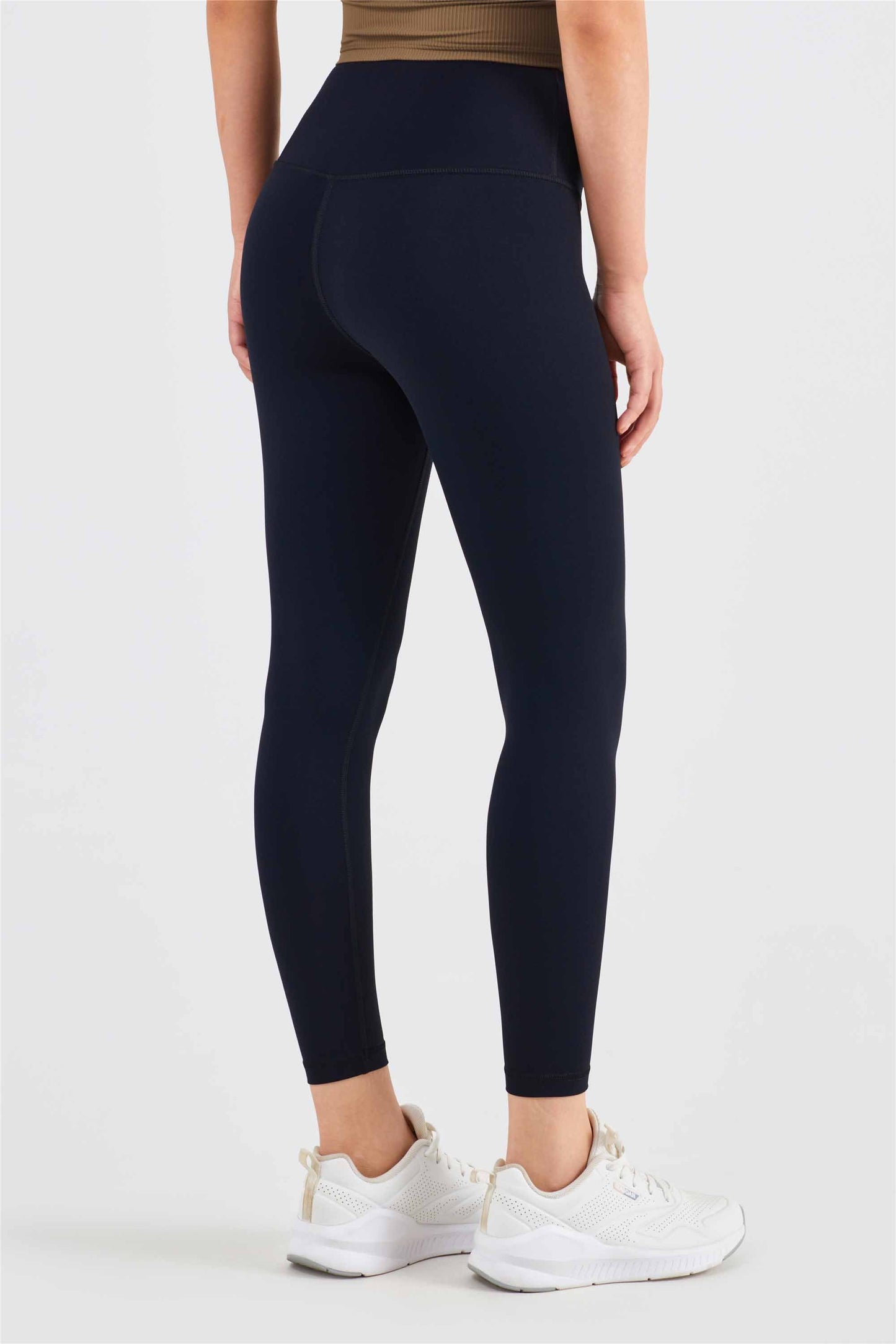 CK1525-Nuls Waist-hugging yoga pants Women's T-line anti-curl tights Peach Hip Lift Exercise pants