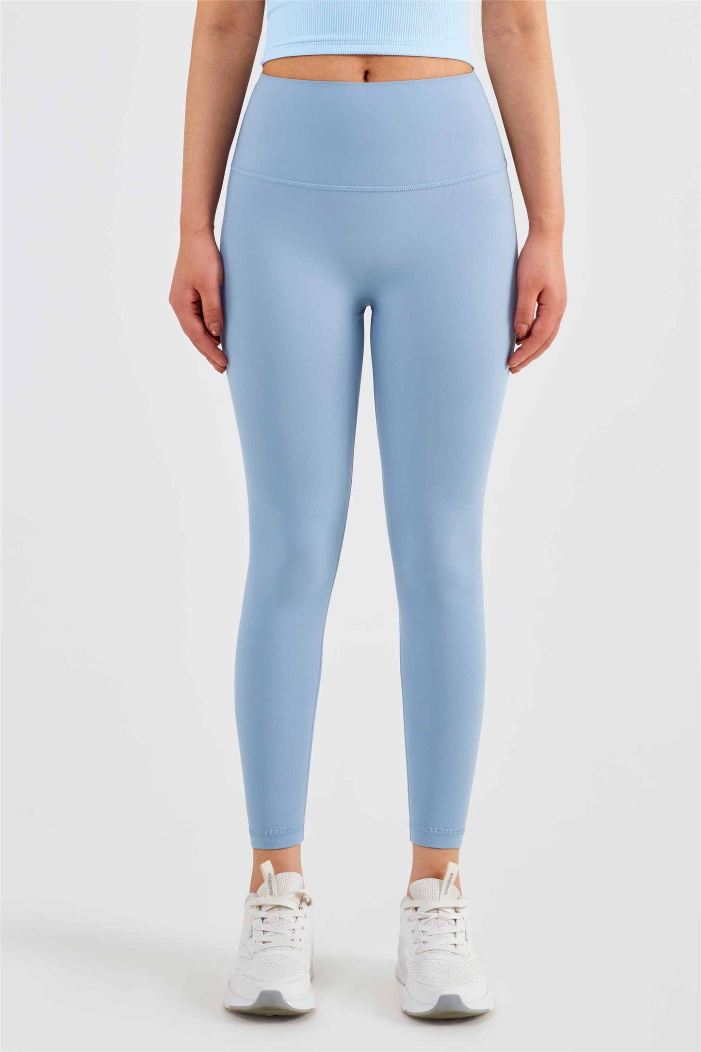 CK1525-Nuls Waist-hugging yoga pants Women's T-line anti-curl tights Peach Hip Lift Exercise pants