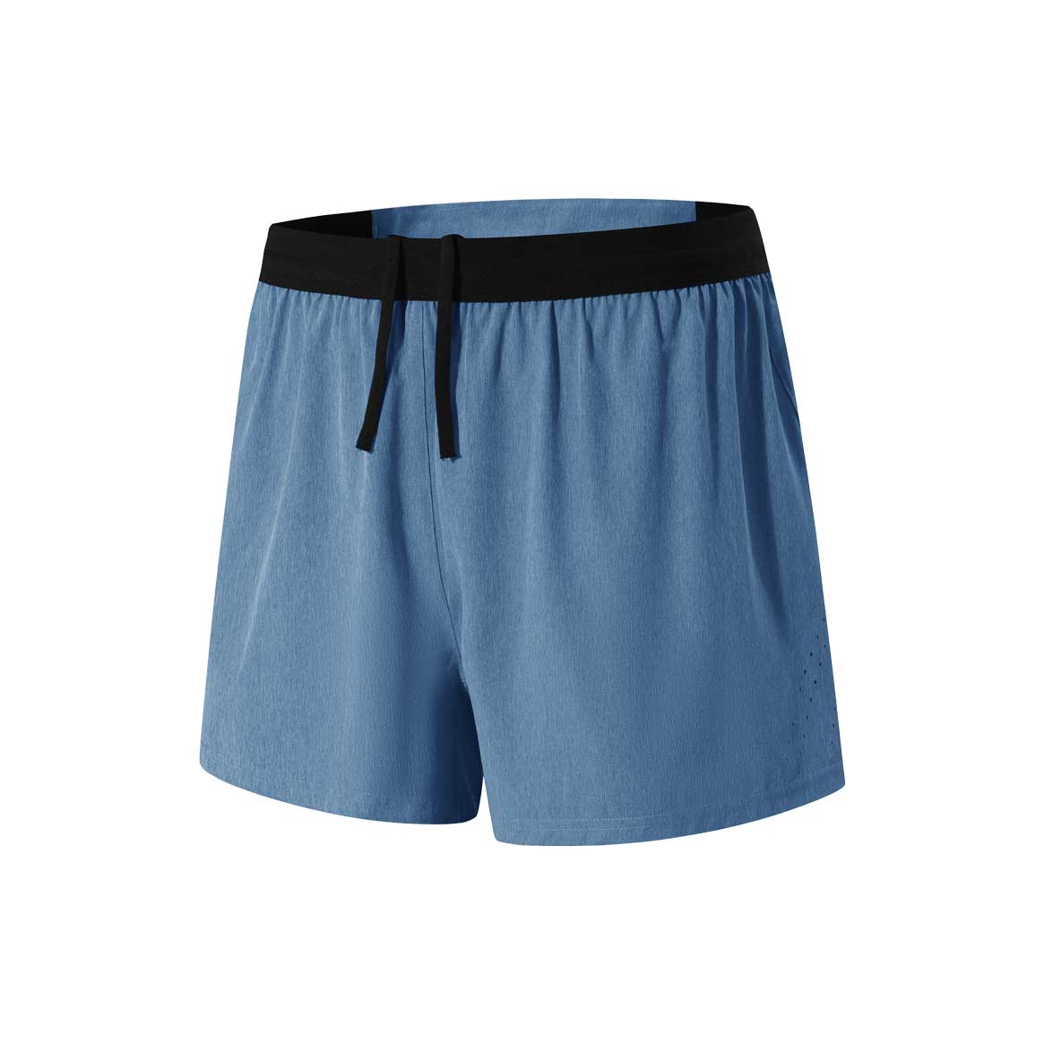 HRDK23401-Outdoor running double-layer breathable fitness shorts for men, European and American plus size faux two-piece anti-light sports shorts, quick-drying