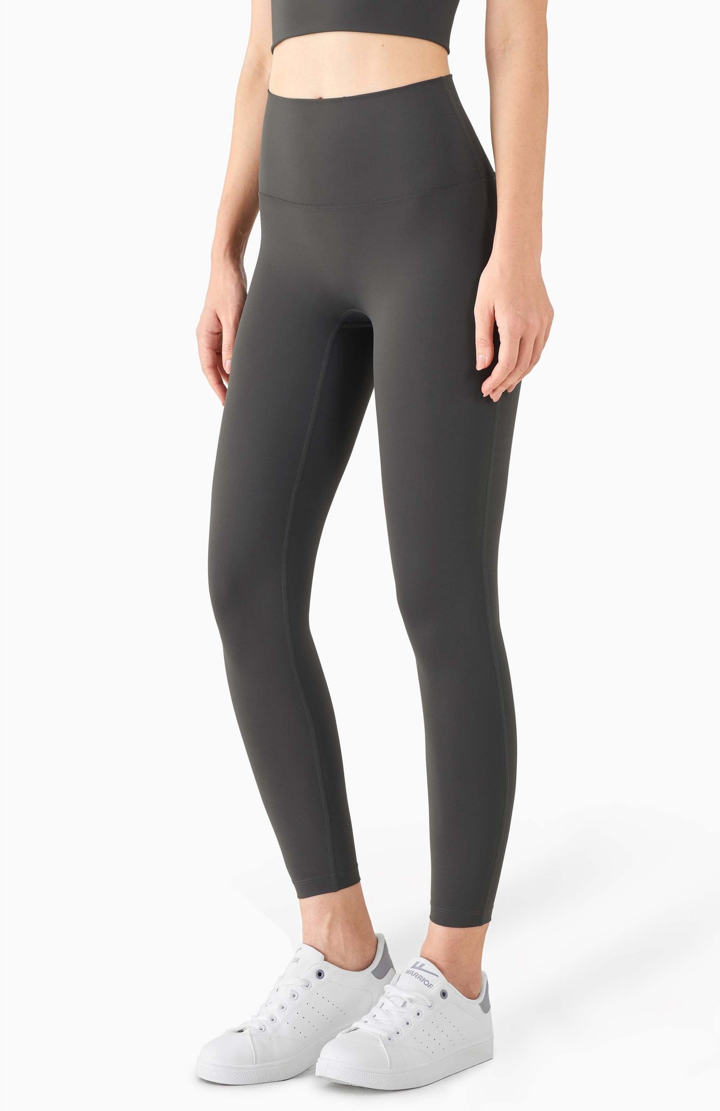 CK1204-BR European and American medium-intensity peach hip-lifting sports fitness leggings, seamless and naked feel high-waisted tight yoga pants.
