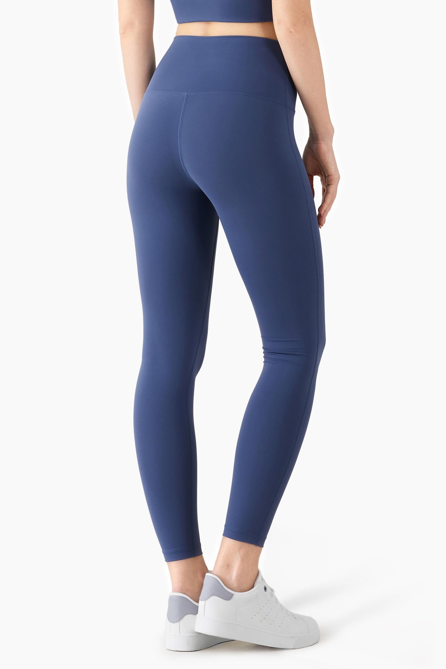 CK1204-BR European and American medium-intensity peach hip-lifting sports fitness leggings, seamless and naked feel high-waisted tight yoga pants.