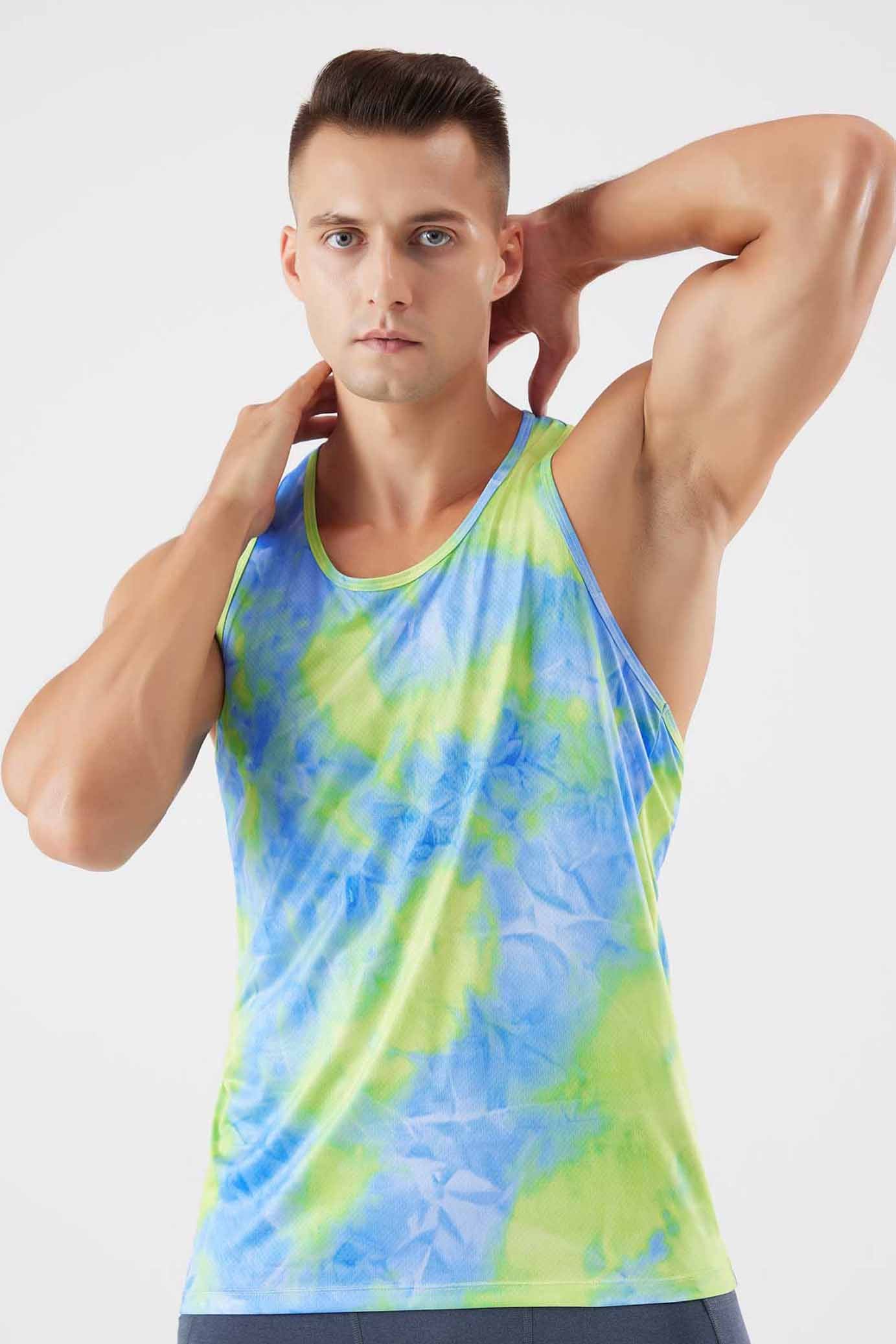 HR23110-Men and women running sports quick-drying vest, racing marathon competition fitness sleeveless vest, sports track and field training clothing