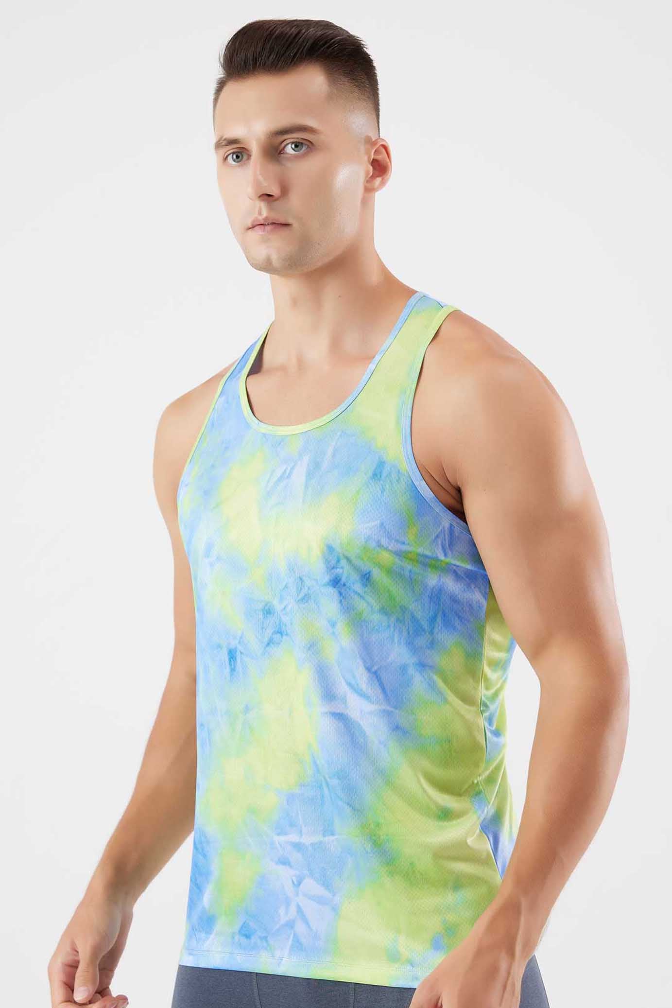 HR23110-Men and women running sports quick-drying vest, racing marathon competition fitness sleeveless vest, sports track and field training clothing