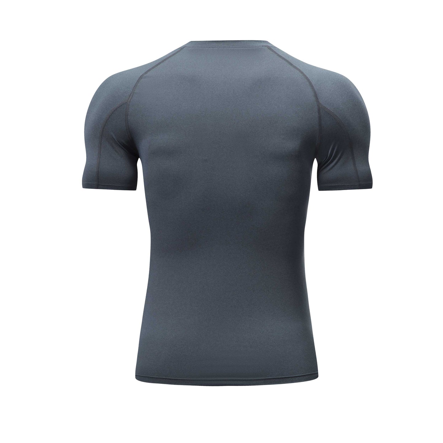 HRYTG1032-Men's PRO tights short sleeve sports running training clothes basketball fitness clothes quick dry short sleeve T-shirt