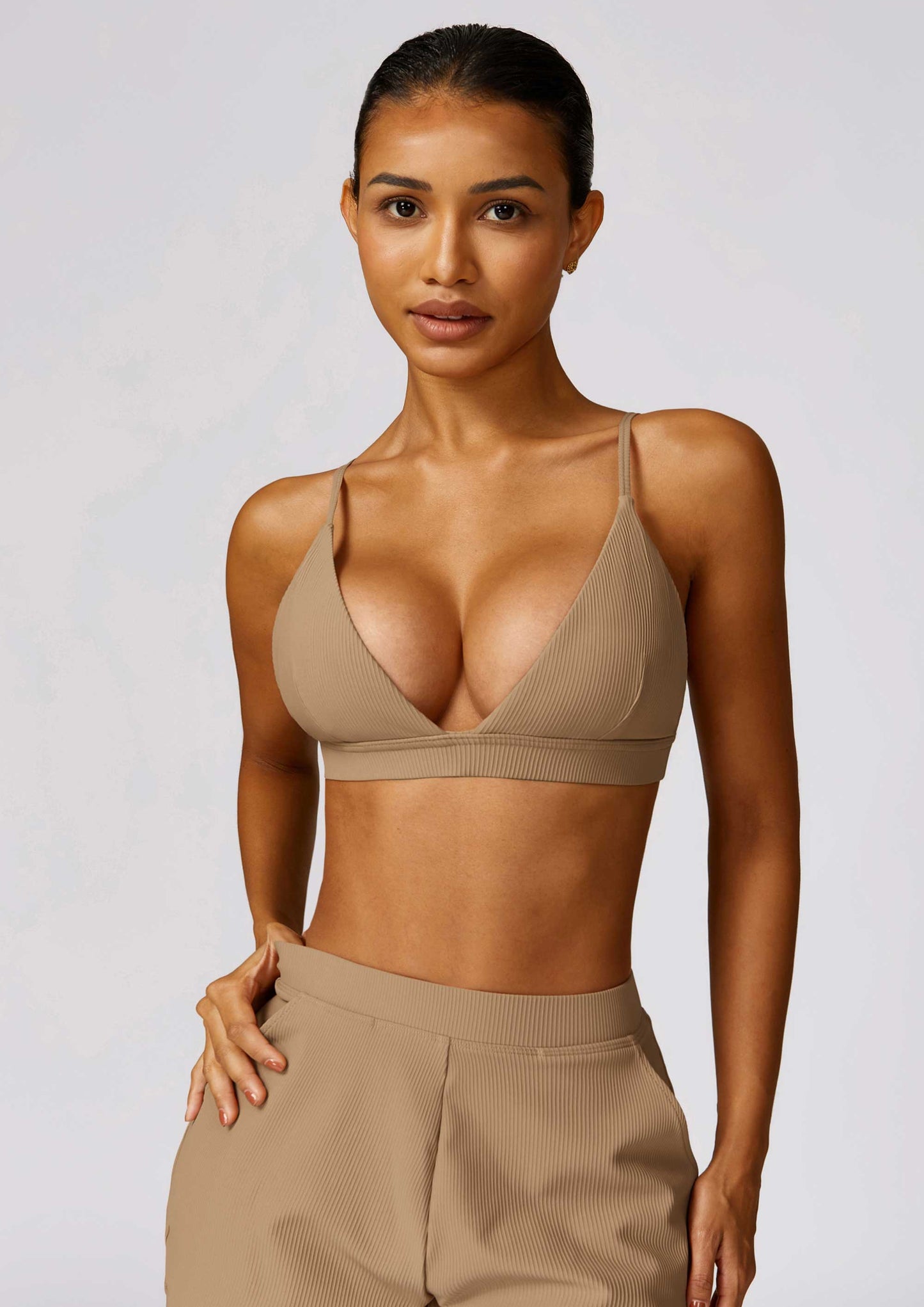 HR8526-3-Threaded quick-drying yoga bra beautiful back fitness clothing women's sexy outerwear tight-fitting sports underwear