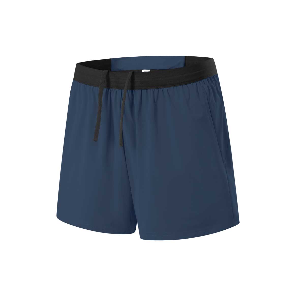 HRDK23402-Men's quick-drying running shorts with summer lining, faux two-piece nylon double-layer shorts for outdoor marathons