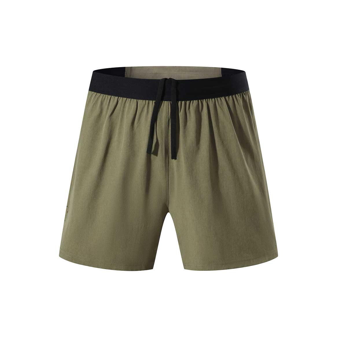 HRDK23401-Outdoor running double-layer breathable fitness shorts for men, European and American plus size faux two-piece anti-light sports shorts, quick-drying