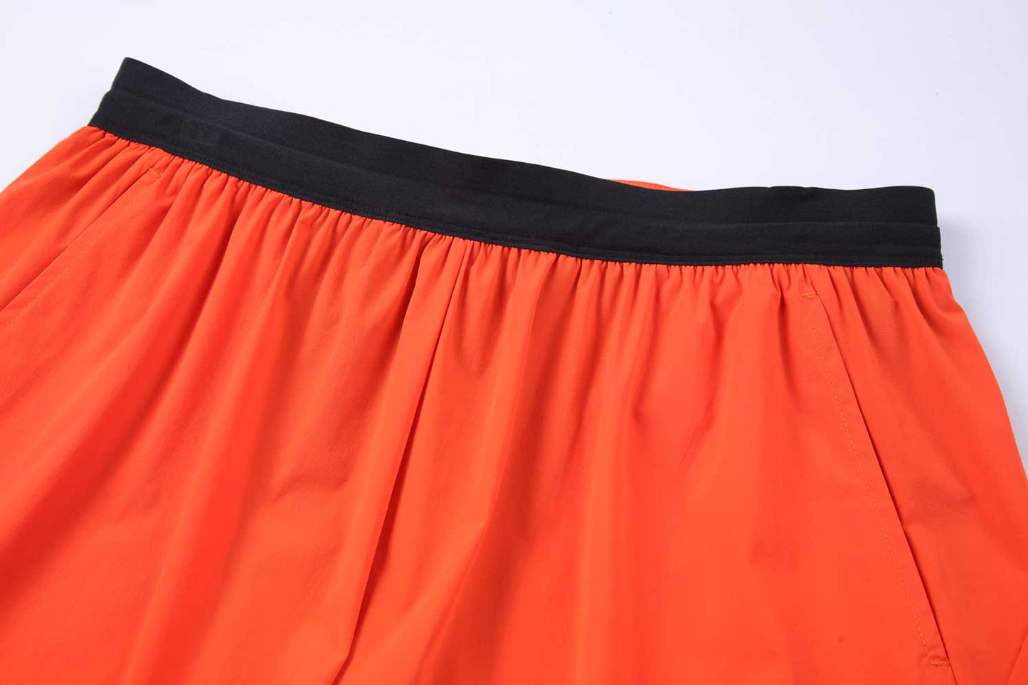 HRDK23402-Men's quick-drying running shorts with summer lining, faux two-piece nylon double-layer shorts for outdoor marathons