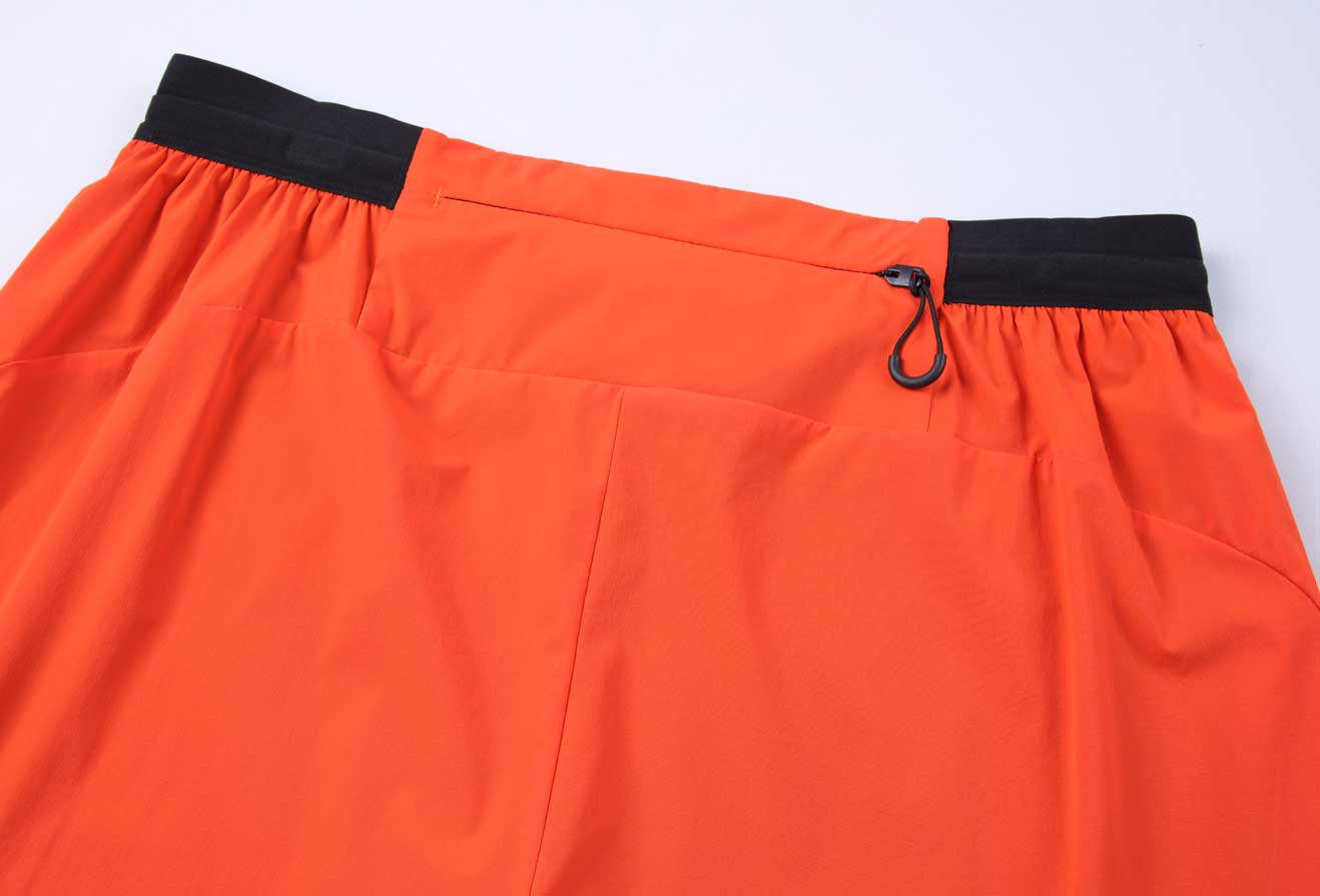 HRDK23402-Men's quick-drying running shorts with summer lining, faux two-piece nylon double-layer shorts for outdoor marathons