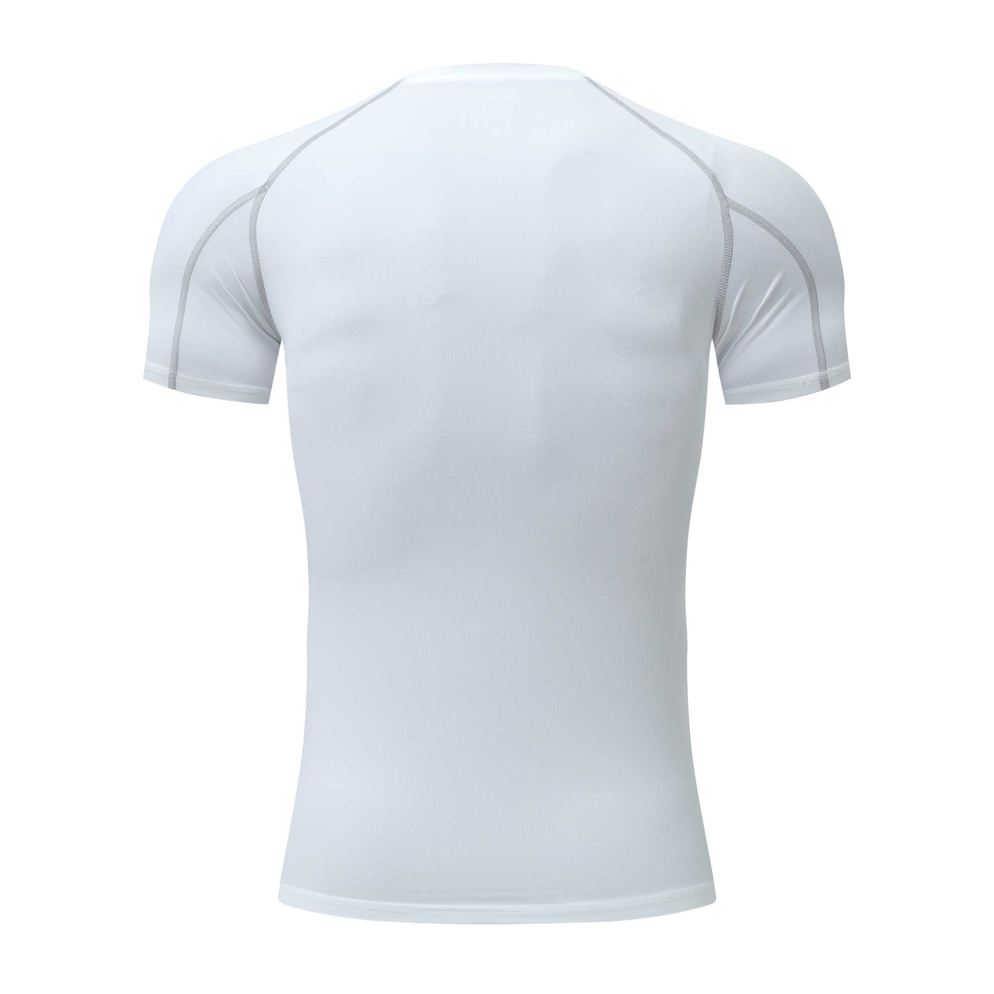 HRYTG1032-Men's PRO tights short sleeve sports running training clothes basketball fitness clothes quick dry short sleeve T-shirt