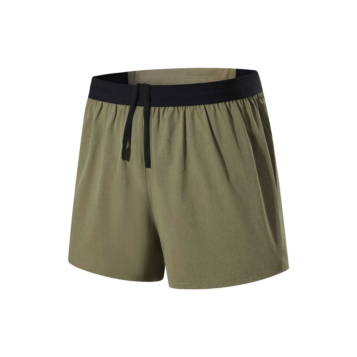 HRDK23401-Outdoor running double-layer breathable fitness shorts for men, European and American plus size faux two-piece anti-light sports shorts, quick-drying