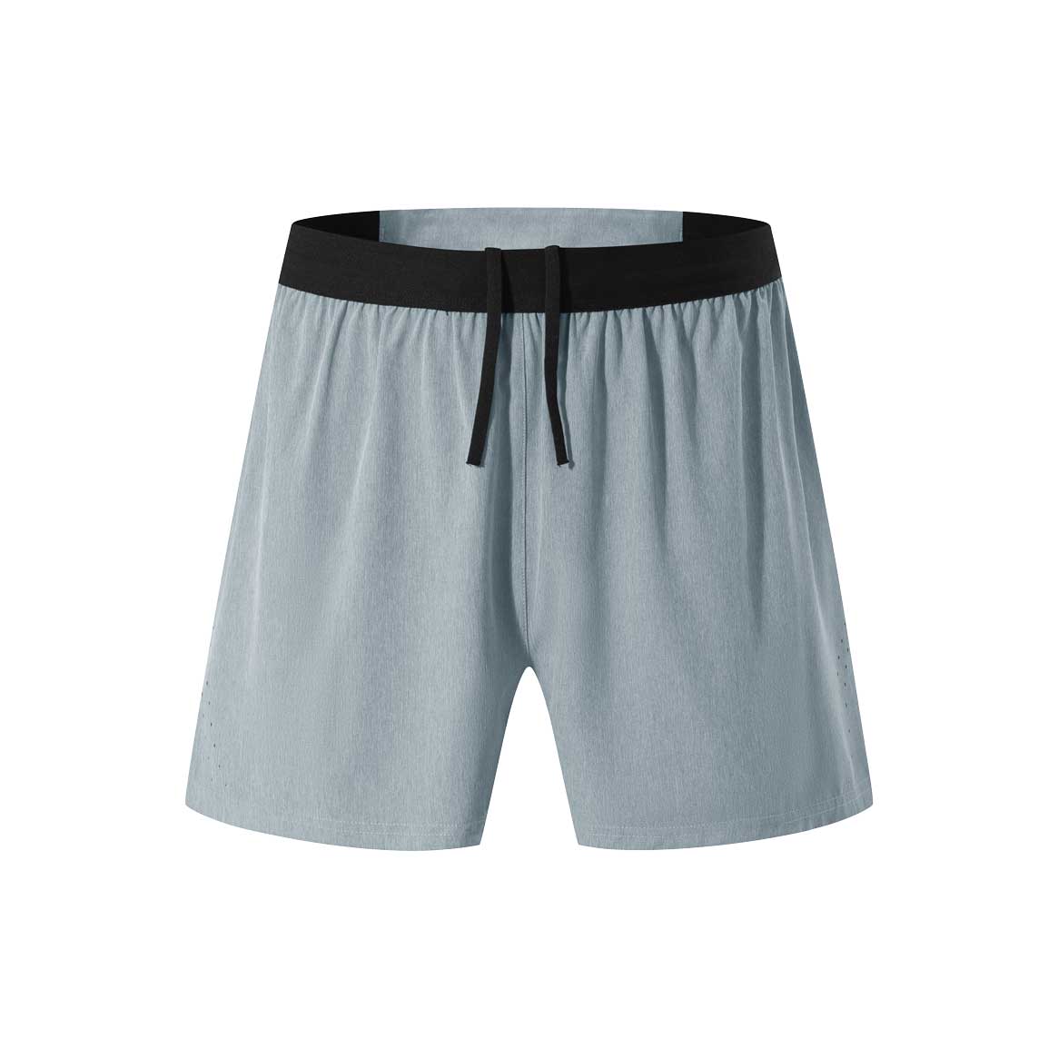 HRDK23401-Outdoor running double-layer breathable fitness shorts for men, European and American plus size faux two-piece anti-light sports shorts, quick-drying