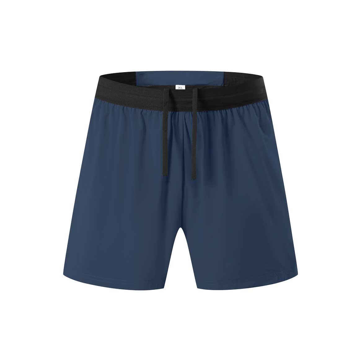 HRDK23402-Men's quick-drying running shorts with summer lining, faux two-piece nylon double-layer shorts for outdoor marathons