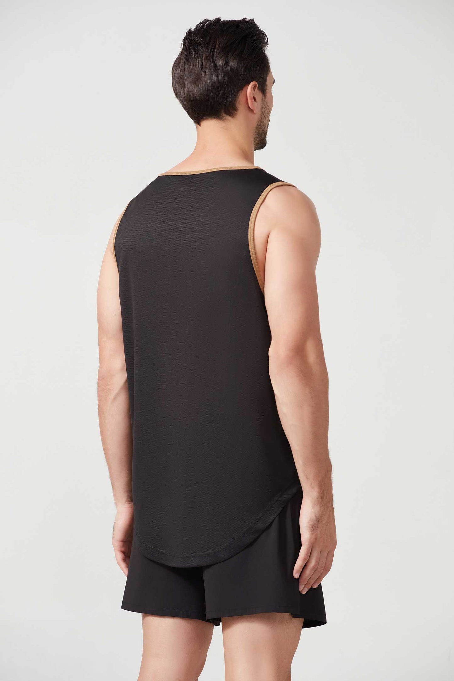 HRBX10001-Summer marathon quick-drying sports vest for men, sleeveless tank top for running and training, loose fit for basketball