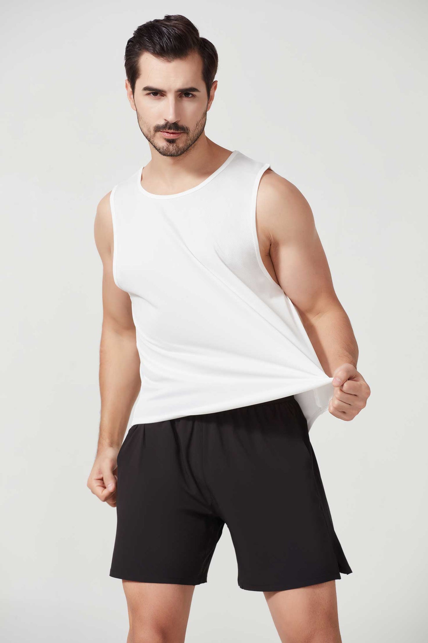 HRBX10001-Summer marathon quick-drying sports vest for men, sleeveless tank top for running and training, loose fit for basketball