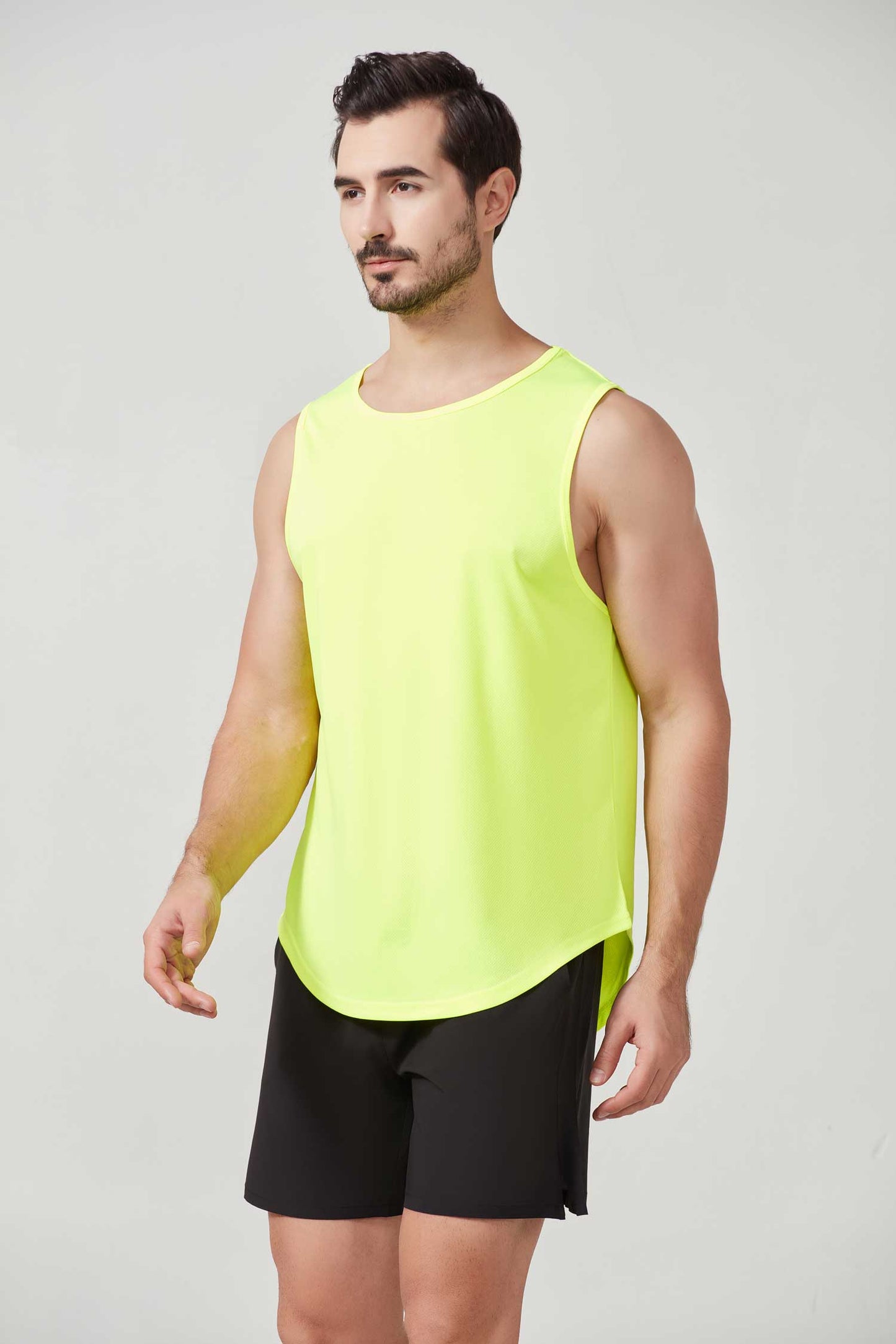 HRBX10001-Summer marathon quick-drying sports vest for men, sleeveless tank top for running and training, loose fit for basketball