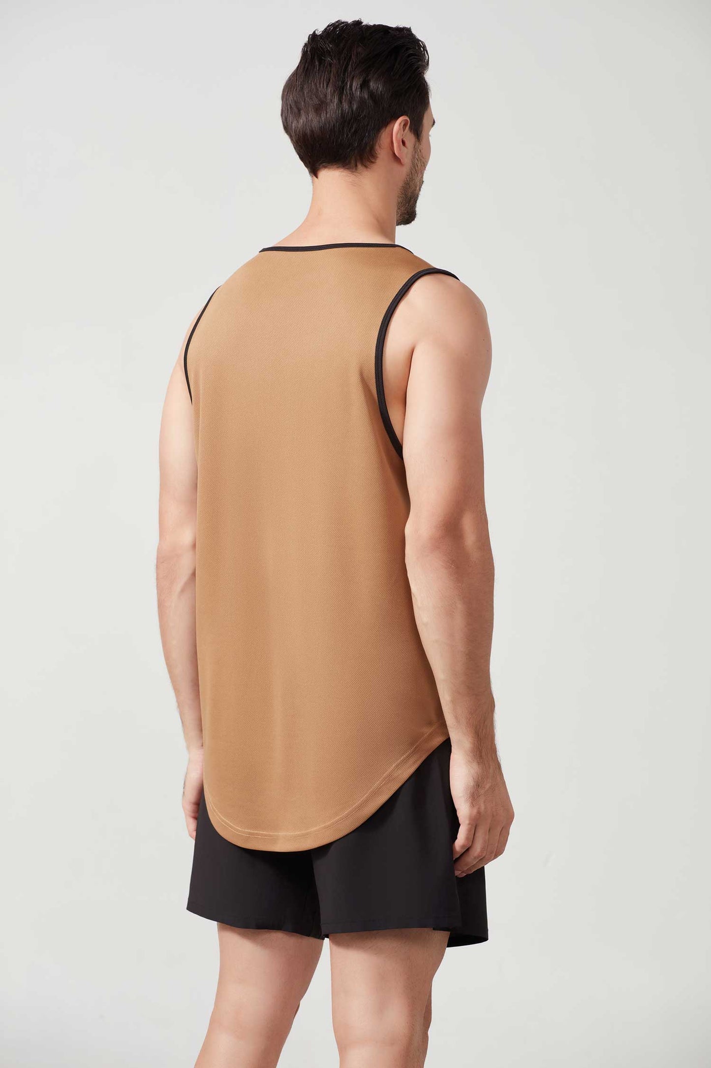 HRBX10001-Summer marathon quick-drying sports vest for men, sleeveless tank top for running and training, loose fit for basketball