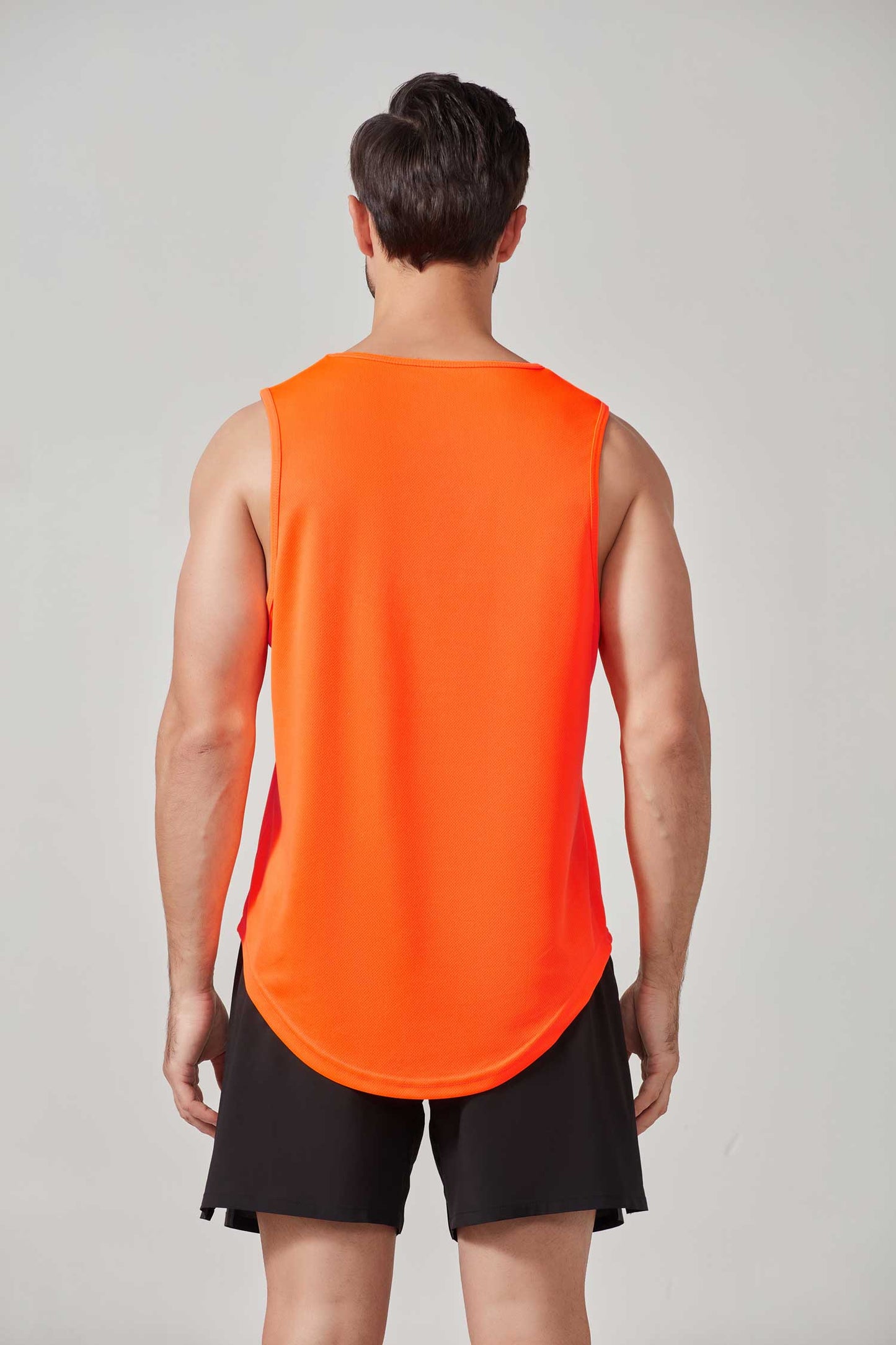 HRBX10001-Summer marathon quick-drying sports vest for men, sleeveless tank top for running and training, loose fit for basketball