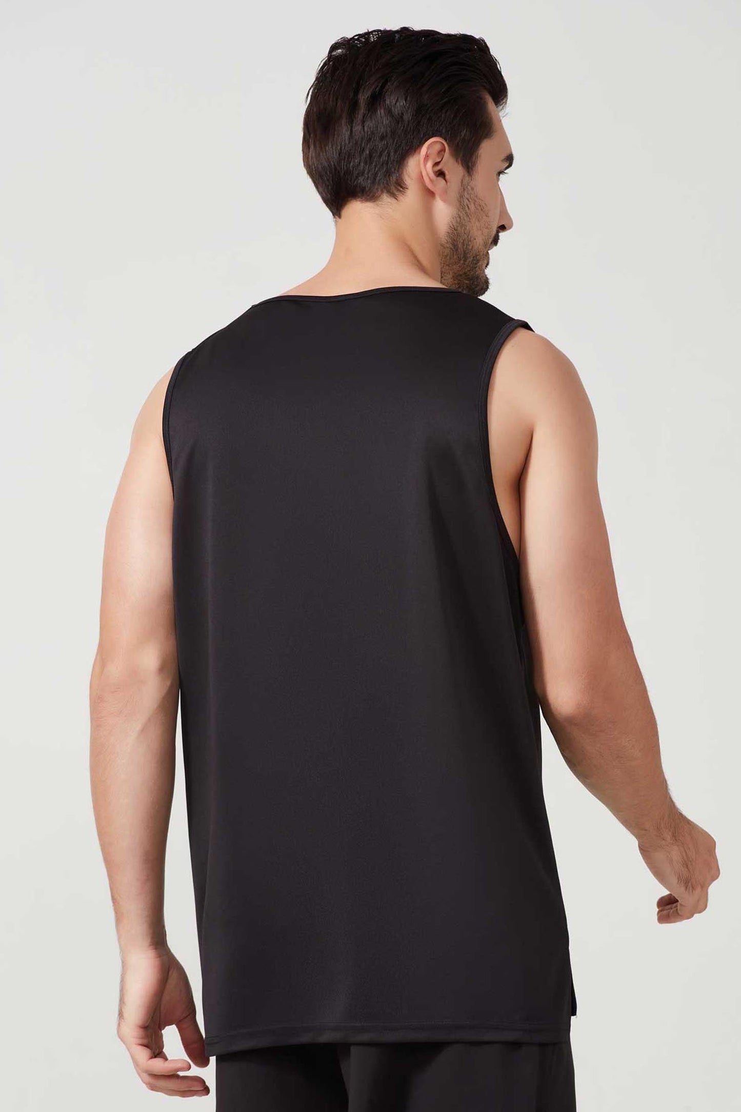 HR2210003-Men's loose summer sports vest, plus size basketball training vest, quick-drying fitness vest