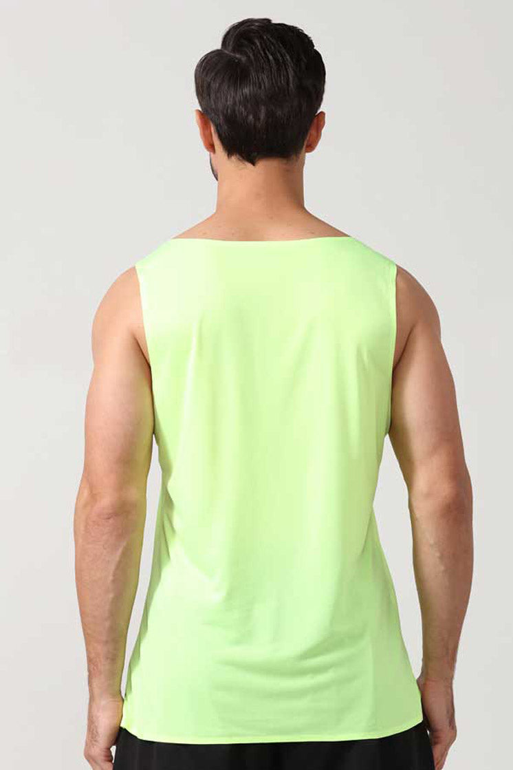 HRD10024-Summer new lightweight running vest for men, sleeveless for gym training, adhesive closure for outdoor marathon racing