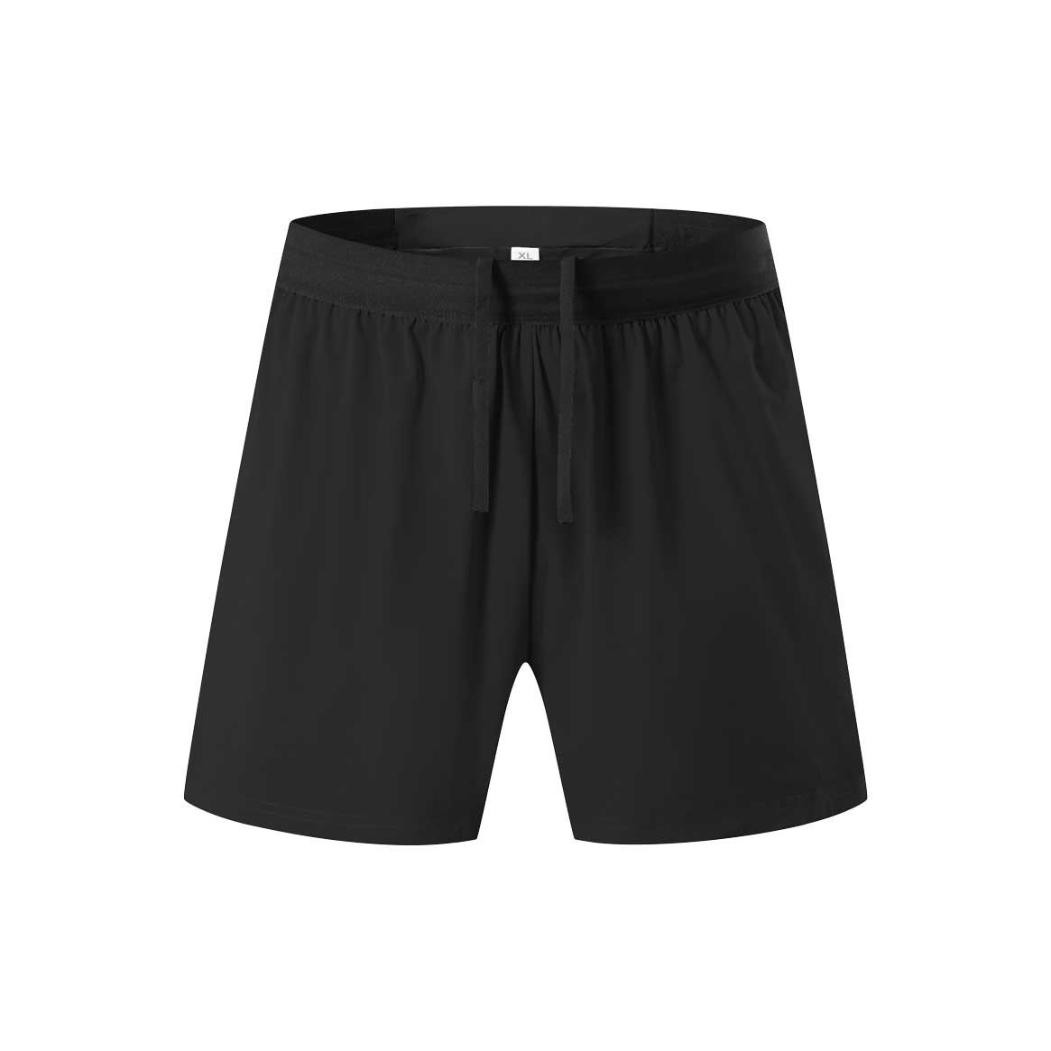 HRDK23402-Men's quick-drying running shorts with summer lining, faux two-piece nylon double-layer shorts for outdoor marathons