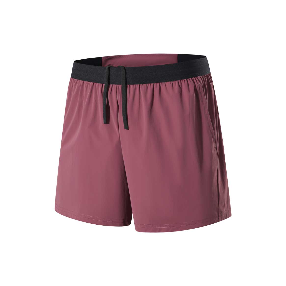 HRDK23402-Men's quick-drying running shorts with summer lining, faux two-piece nylon double-layer shorts for outdoor marathons