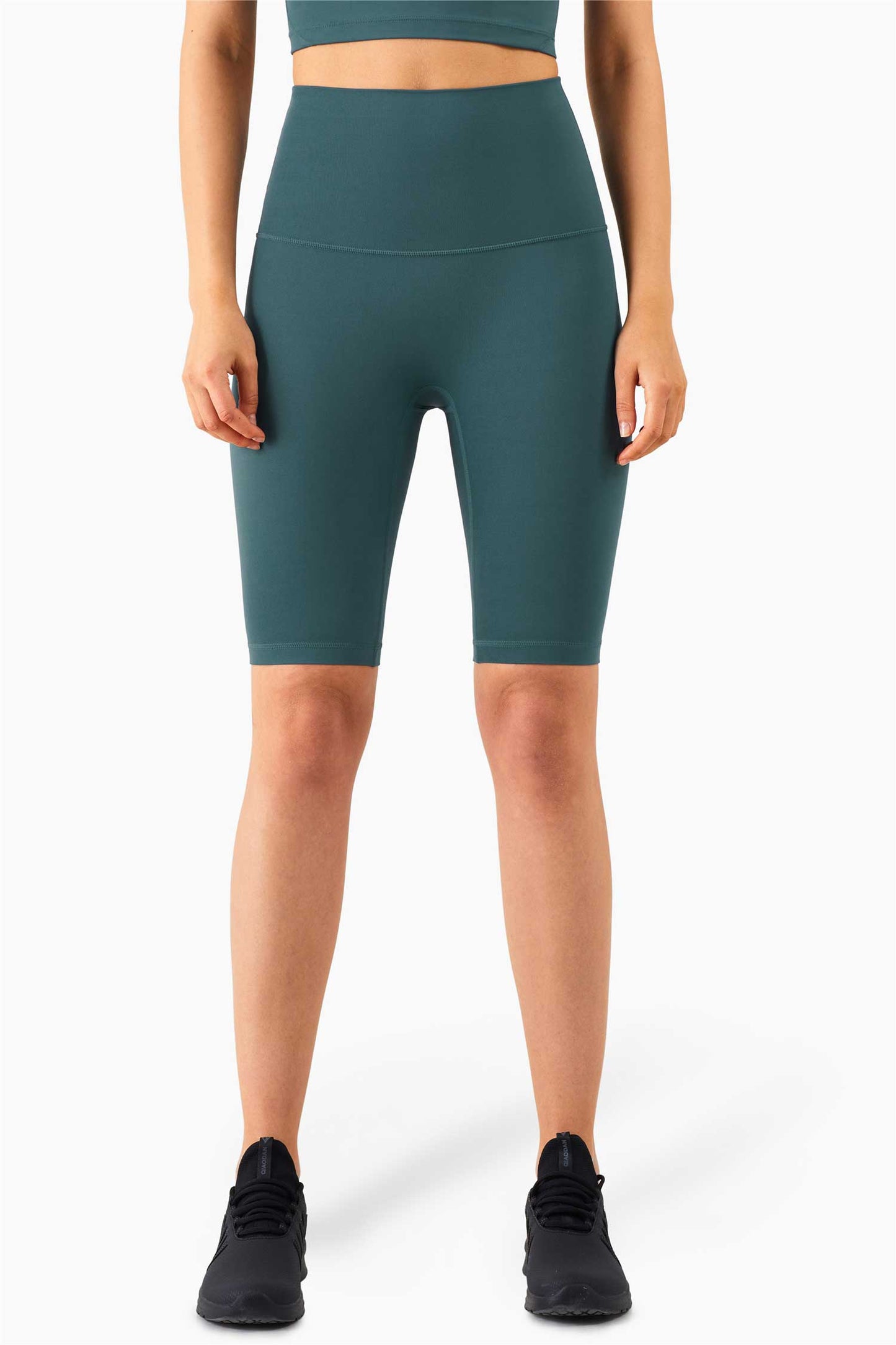 WK1260-ENULS Nude five point Yoga pants Women's Summer no T tight yoga dress High waist and hip lift fitness yoga shorts