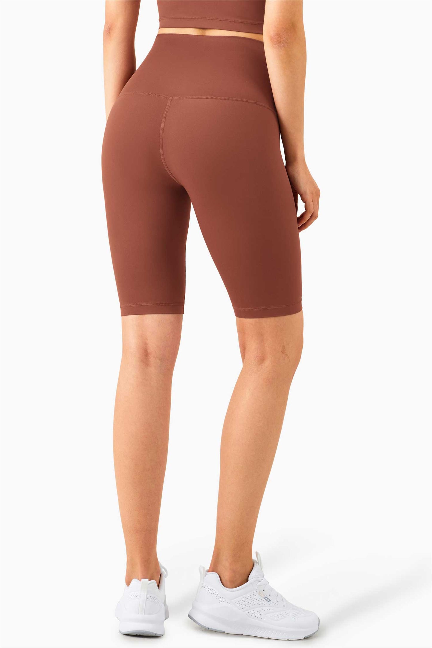 WK1260-ENULS Nude five point Yoga pants Women's Summer no T tight yoga dress High waist and hip lift fitness yoga shorts