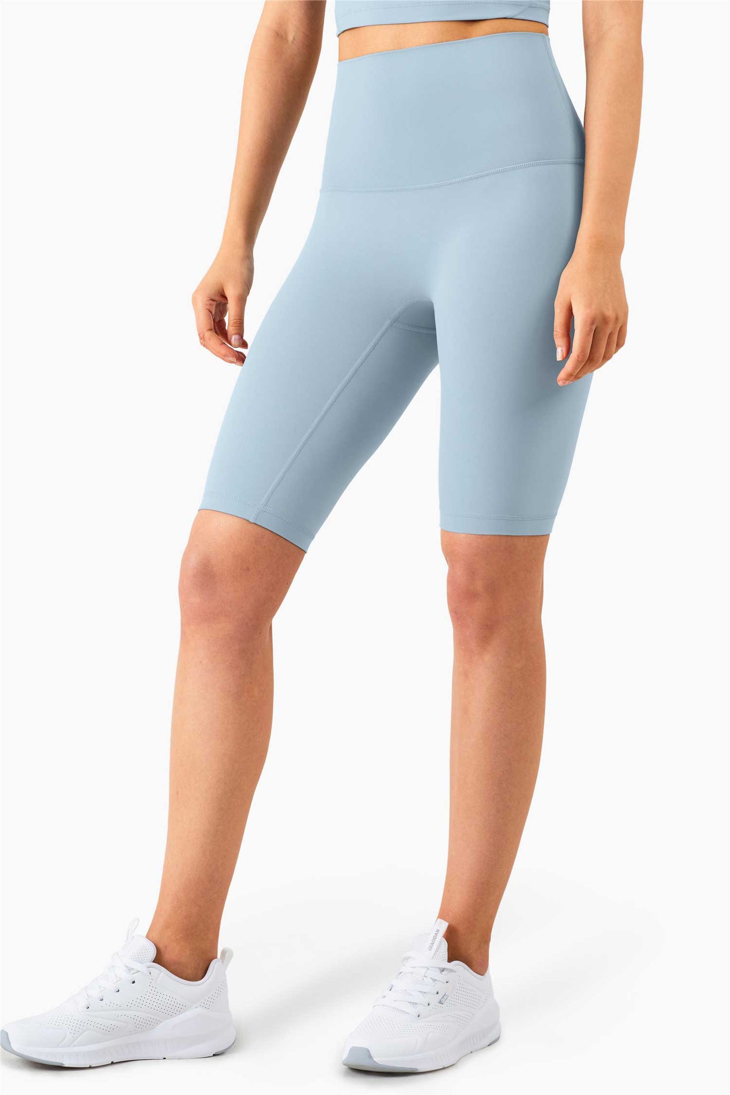 WK1260-ENULS Nude five point Yoga pants Women's Summer no T tight yoga dress High waist and hip lift fitness yoga shorts