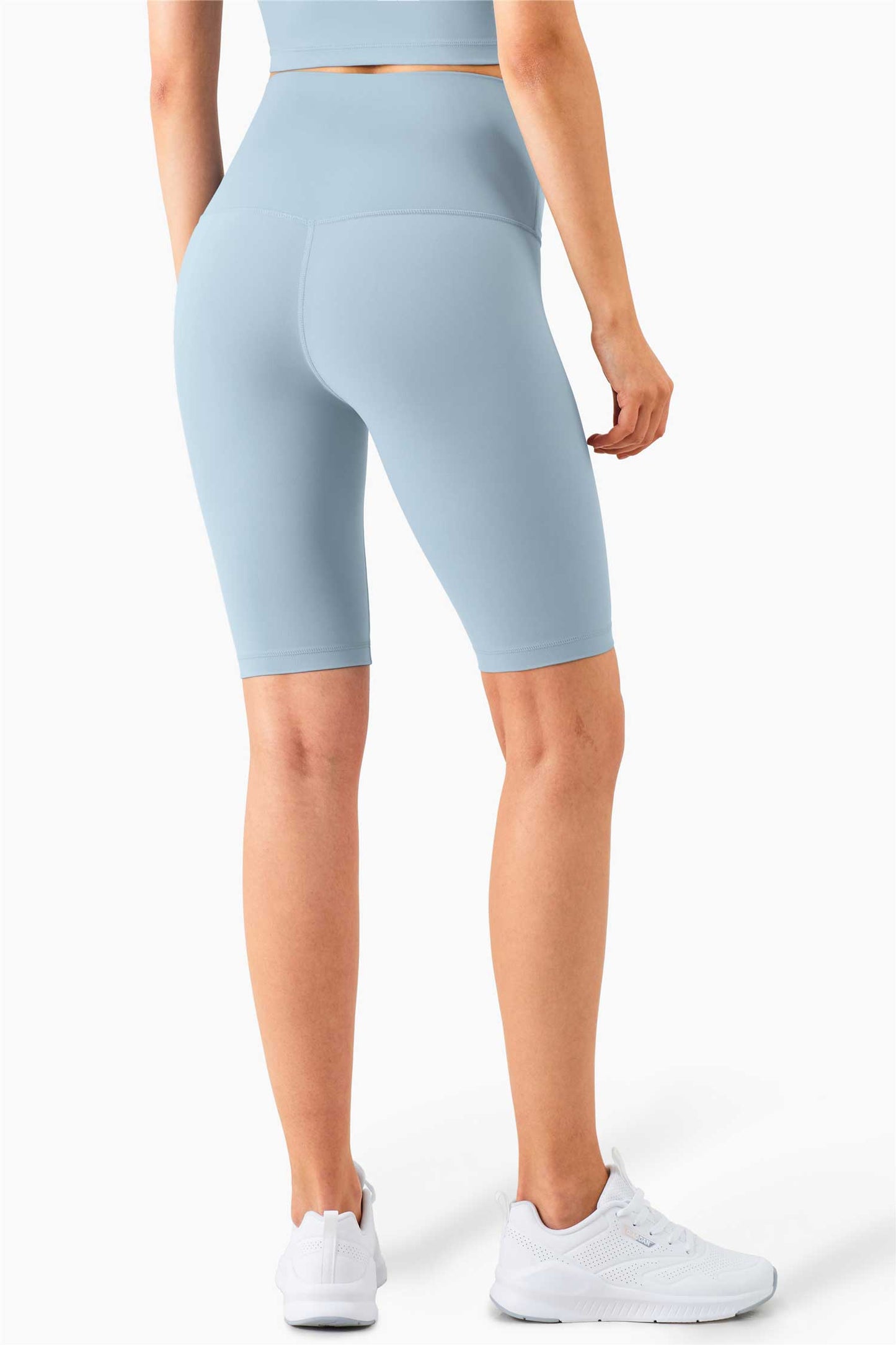 WK1260-ENULS Nude five point Yoga pants Women's Summer no T tight yoga dress High waist and hip lift fitness yoga shorts