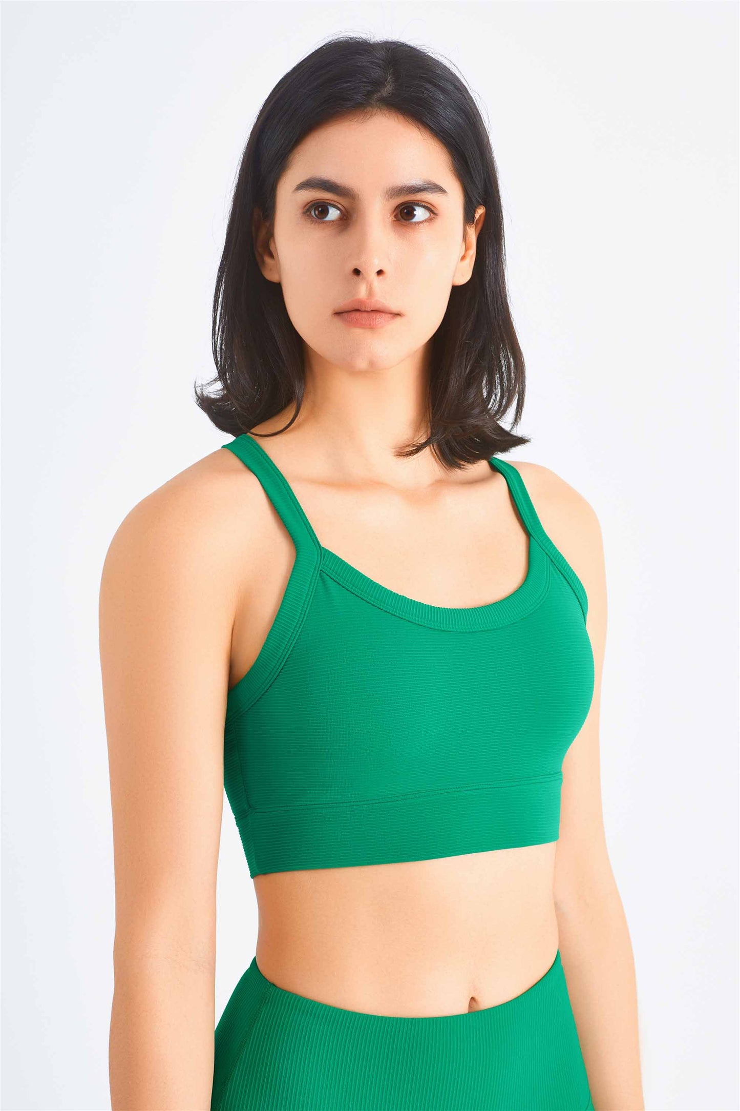 WX1462-FPS New European Ribbed Sports Bra Shock Absorbing Fitness Bra Women cross Slimming beauty back sports vest