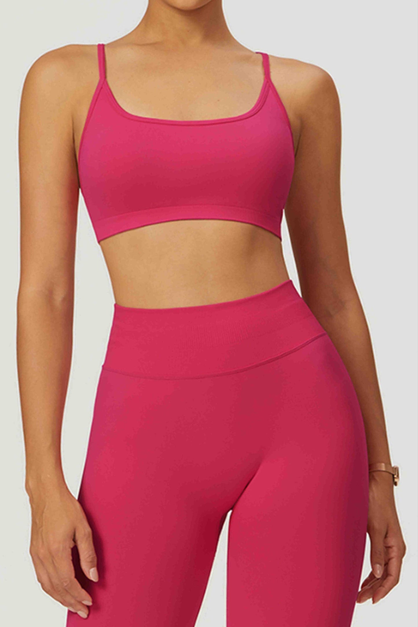 HR7655 Seamless cross-back yoga bra and quick-drying yoga top with a sense of high-end fashion for summer fitness