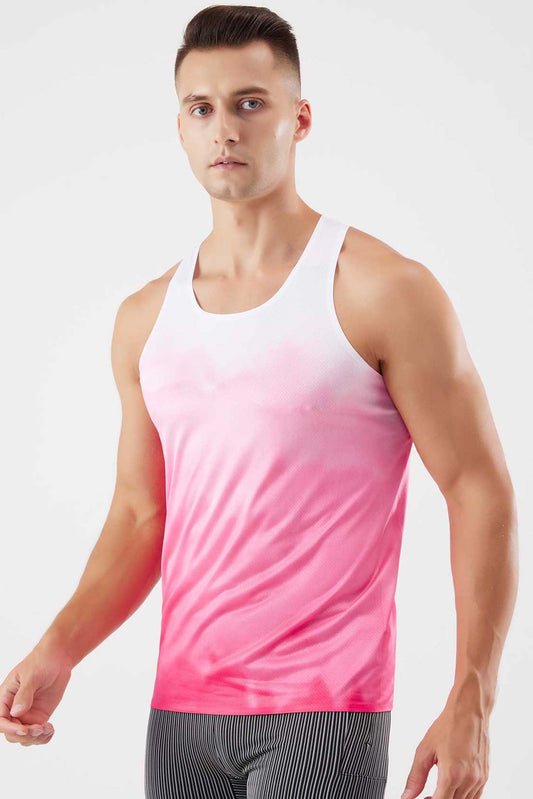 HR23109-Summer marathon advanced quick-drying racing vest fitness vest track and field training clothing sports breathable sleeveless top