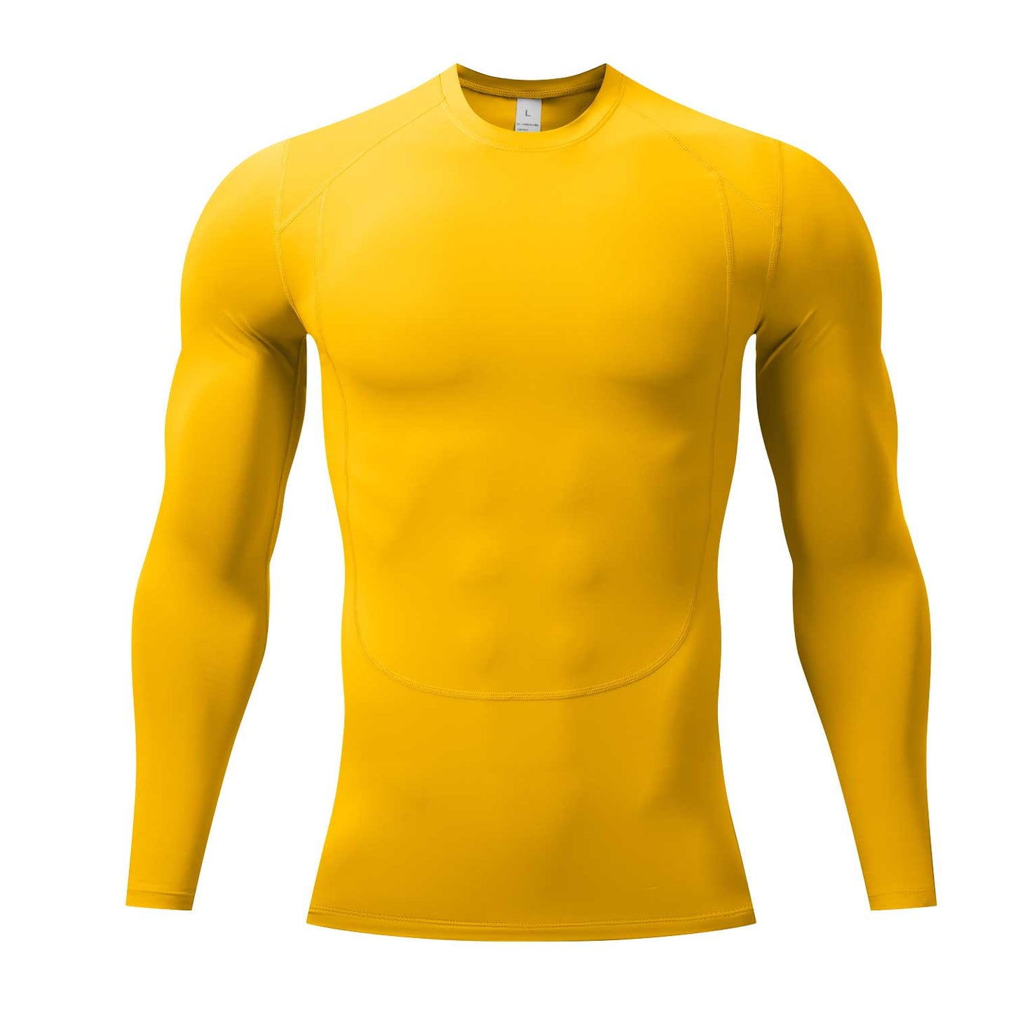 HRYT233002- Quick dry long sleeve tights basketball base shirt men's running fitness wear sports shirt