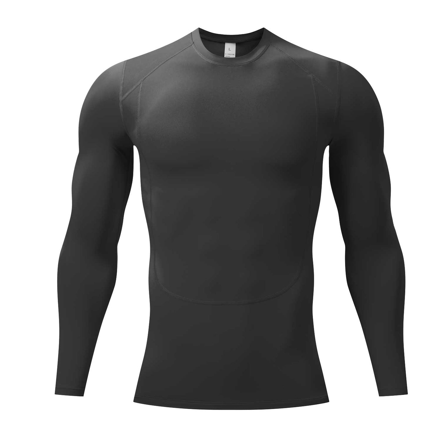 HRYT233002- Quick dry long sleeve tights basketball base shirt men's running fitness wear sports shirt