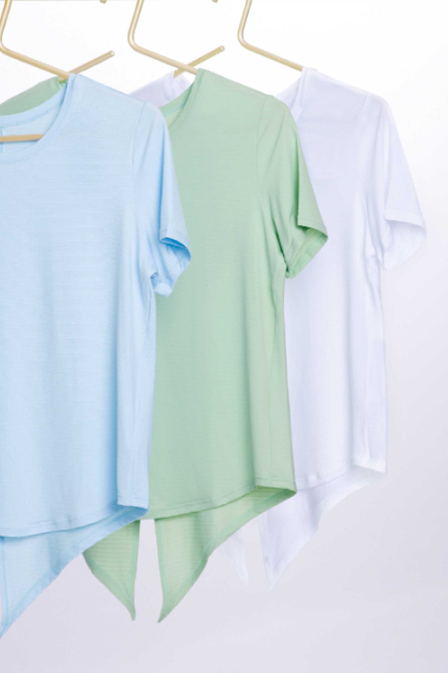 TX1516-Cool sense yoga smock light breathable spring and summer 2023 new open casual round neck short-sleeved T-shirt women