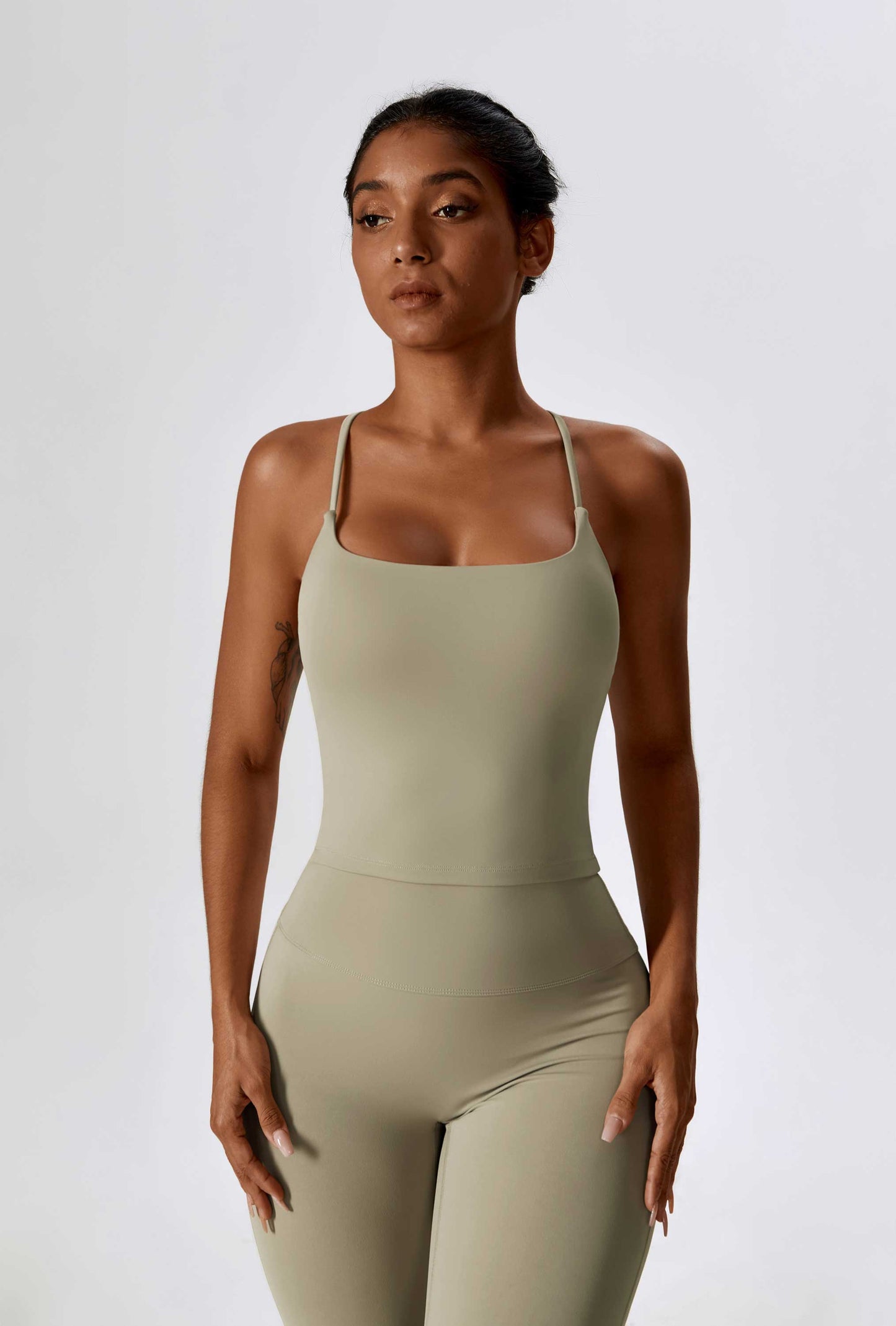 HR8232-3-High-intensity bare-feel yoga bra, shockproof compression sports underweart