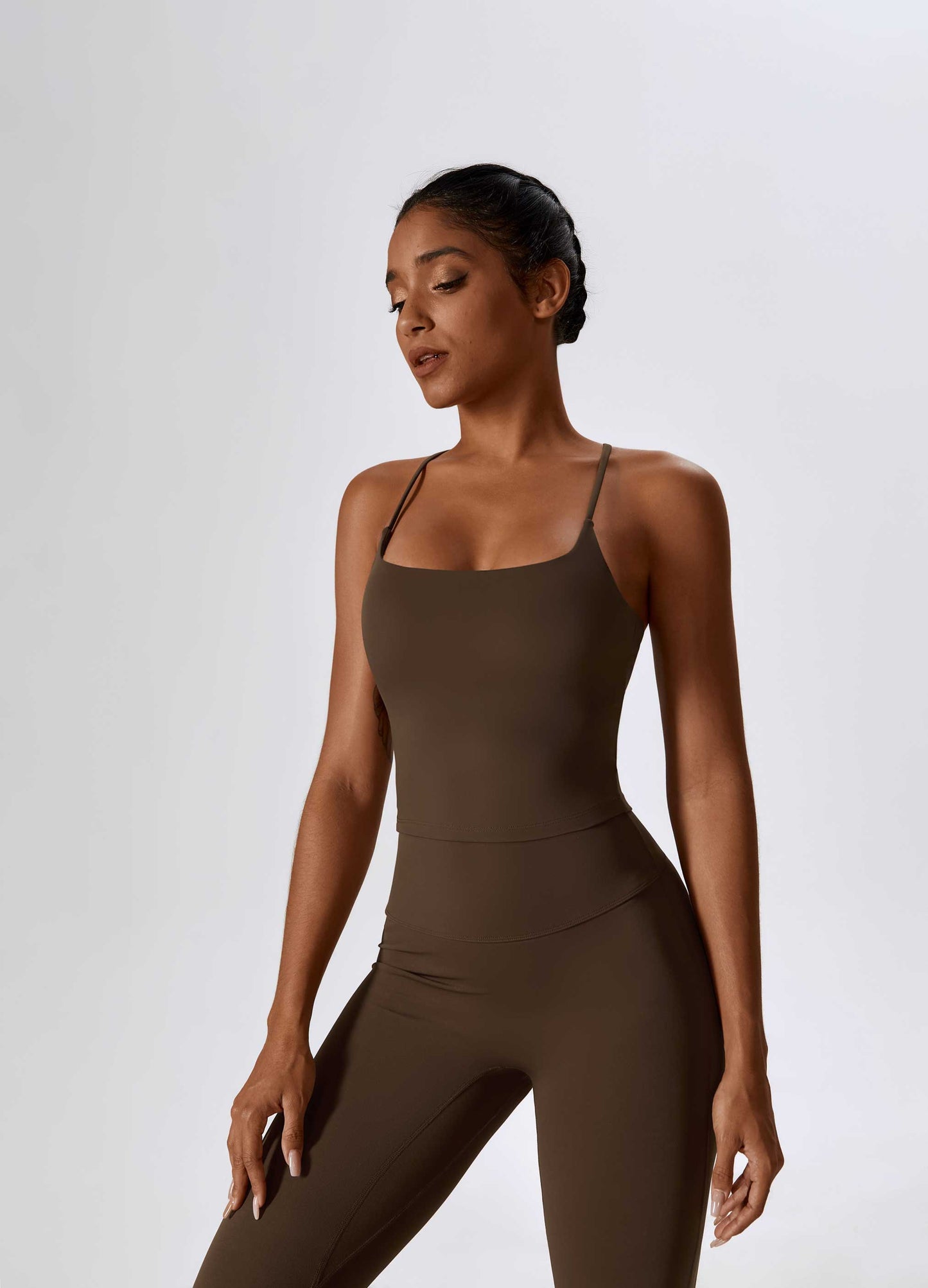 HR8232-3-High-intensity bare-feel yoga bra, shockproof compression sports underweart