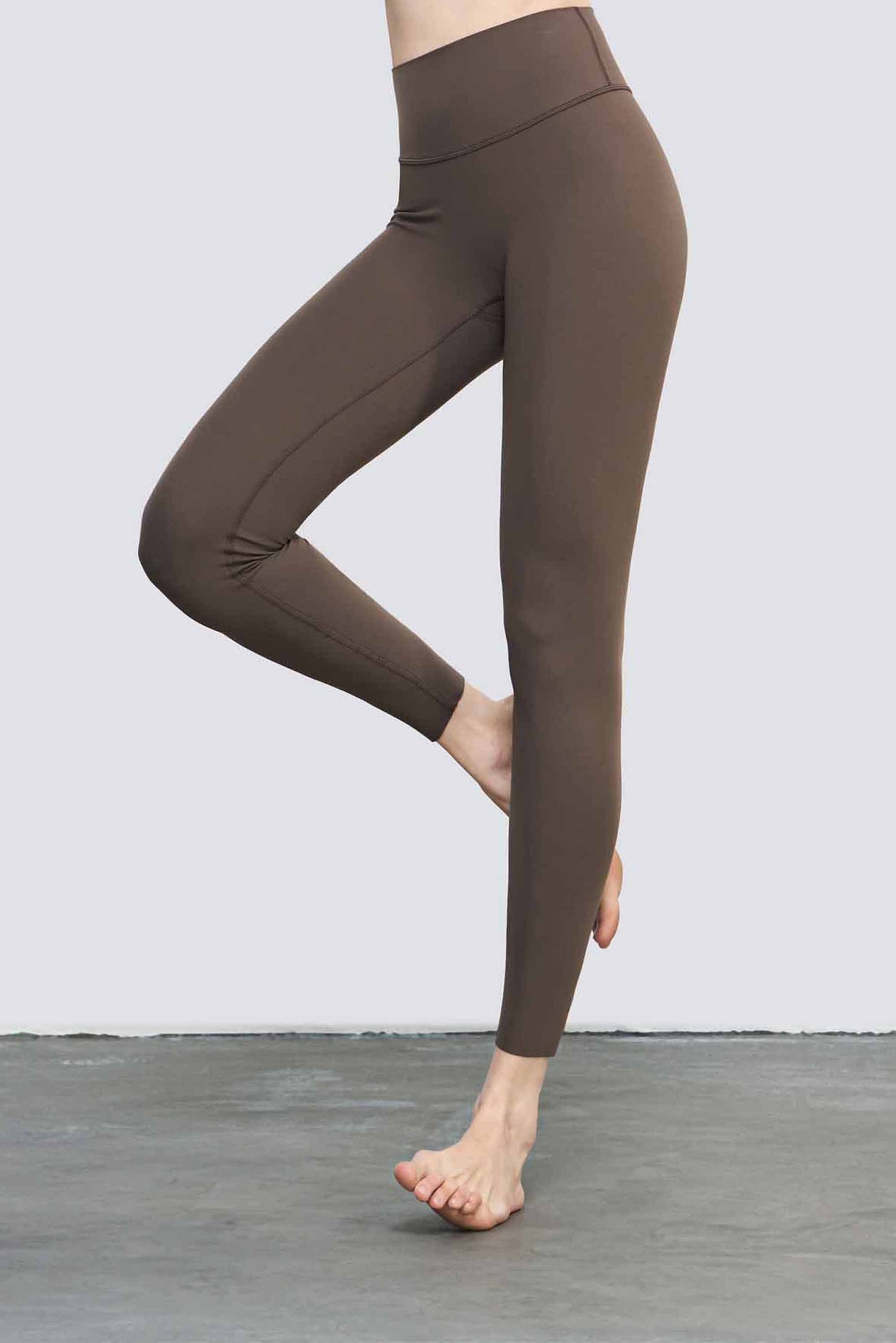 CK1507-Sizeless nude yoga pants for women with high waist and tummy control, peach-shaped buttocks, no T tight fitness pants