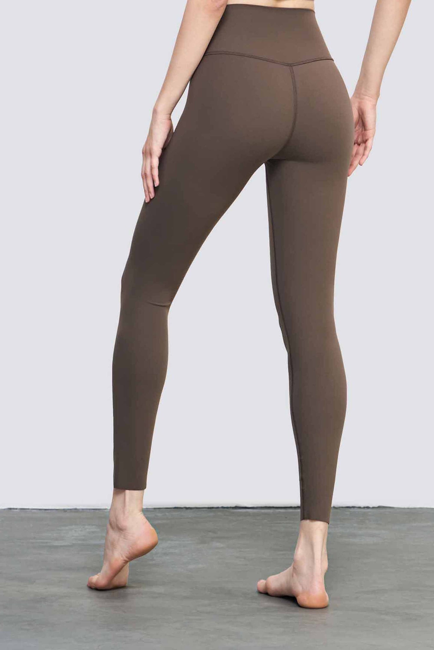 CK1507-Sizeless nude yoga pants for women with high waist and tummy control, peach-shaped buttocks, no T tight fitness pants