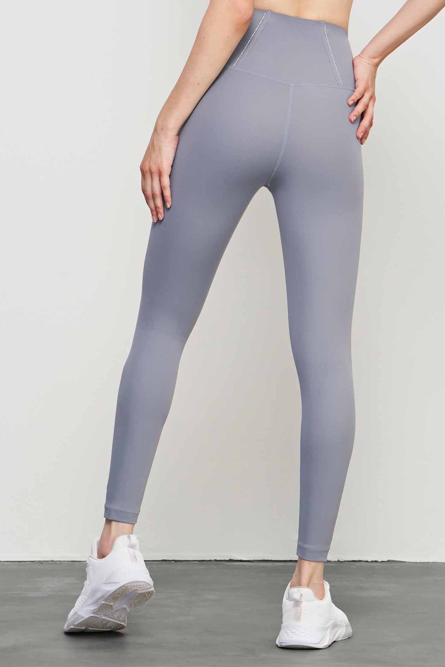 CK1545-Jumping exercise fitness pants women anti-curling waistband reflective buttocks line yoga pants no embarrassing line yoga leggings