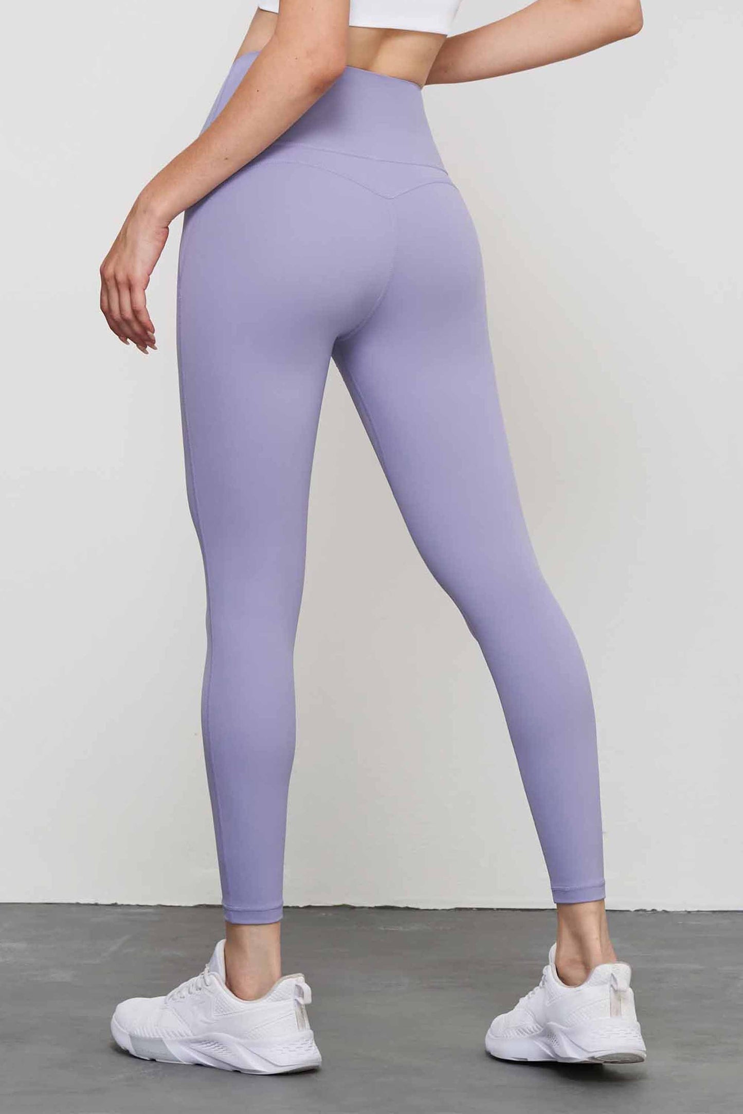 CK1532-Nuls Lycra no-wear underwear Anti-bacterial one-piece yoga pants Women's high-waisted hip lift bodyfit fitness pants