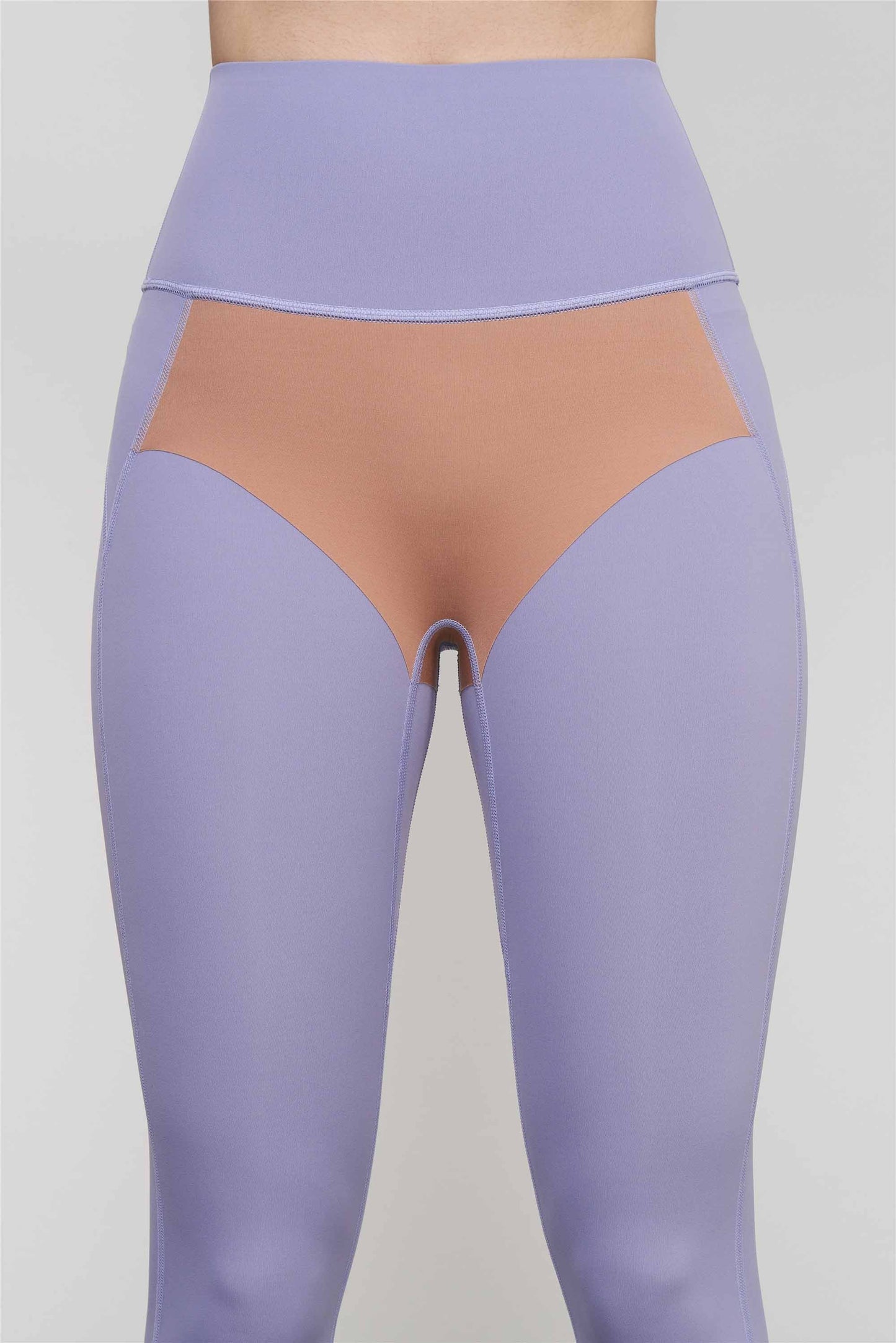 CK1532-Nuls Lycra no-wear underwear Anti-bacterial one-piece yoga pants Women's high-waisted hip lift bodyfit fitness pants