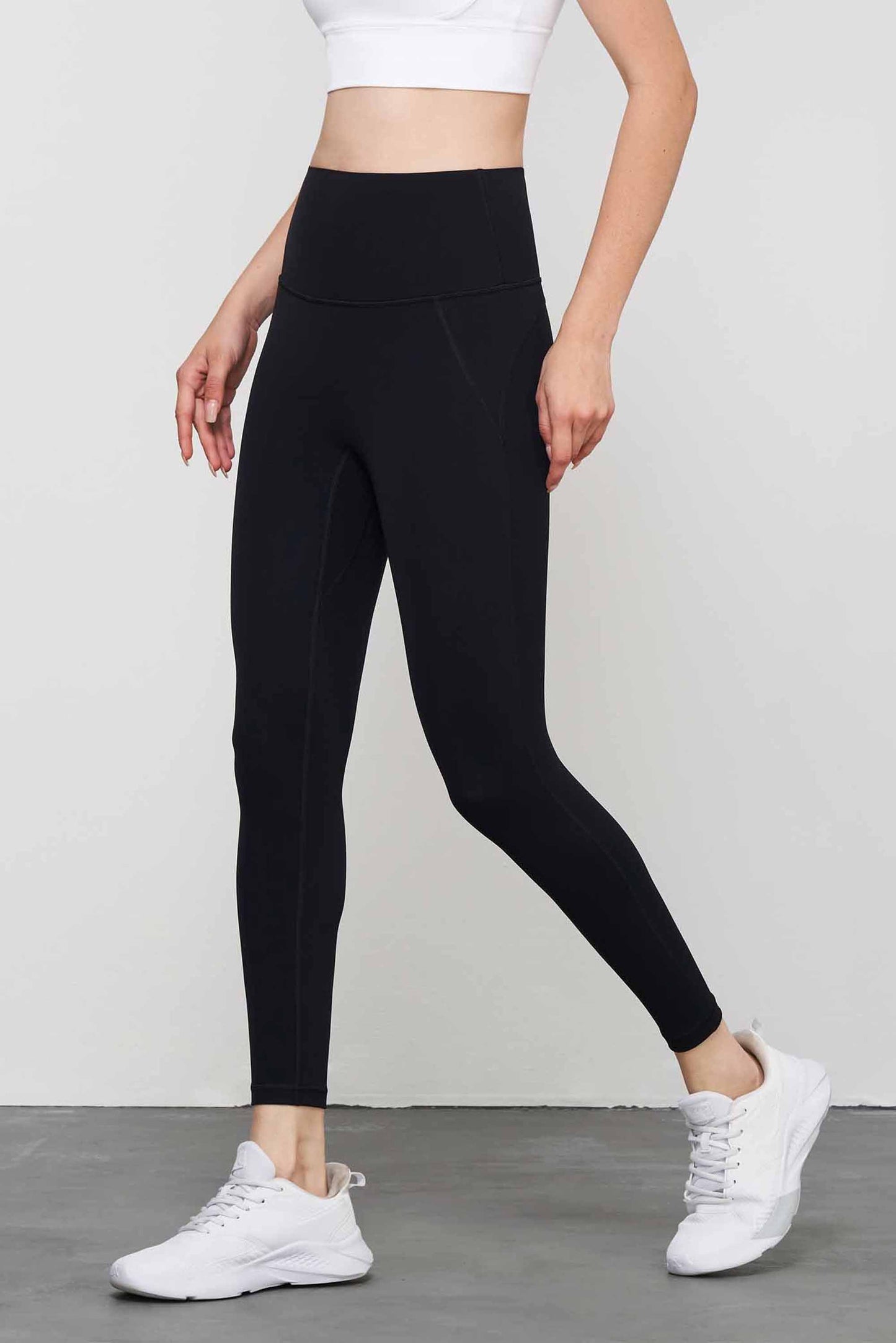 CK1532-Nuls Lycra no-wear underwear Anti-bacterial one-piece yoga pants Women's high-waisted hip lift bodyfit fitness pants