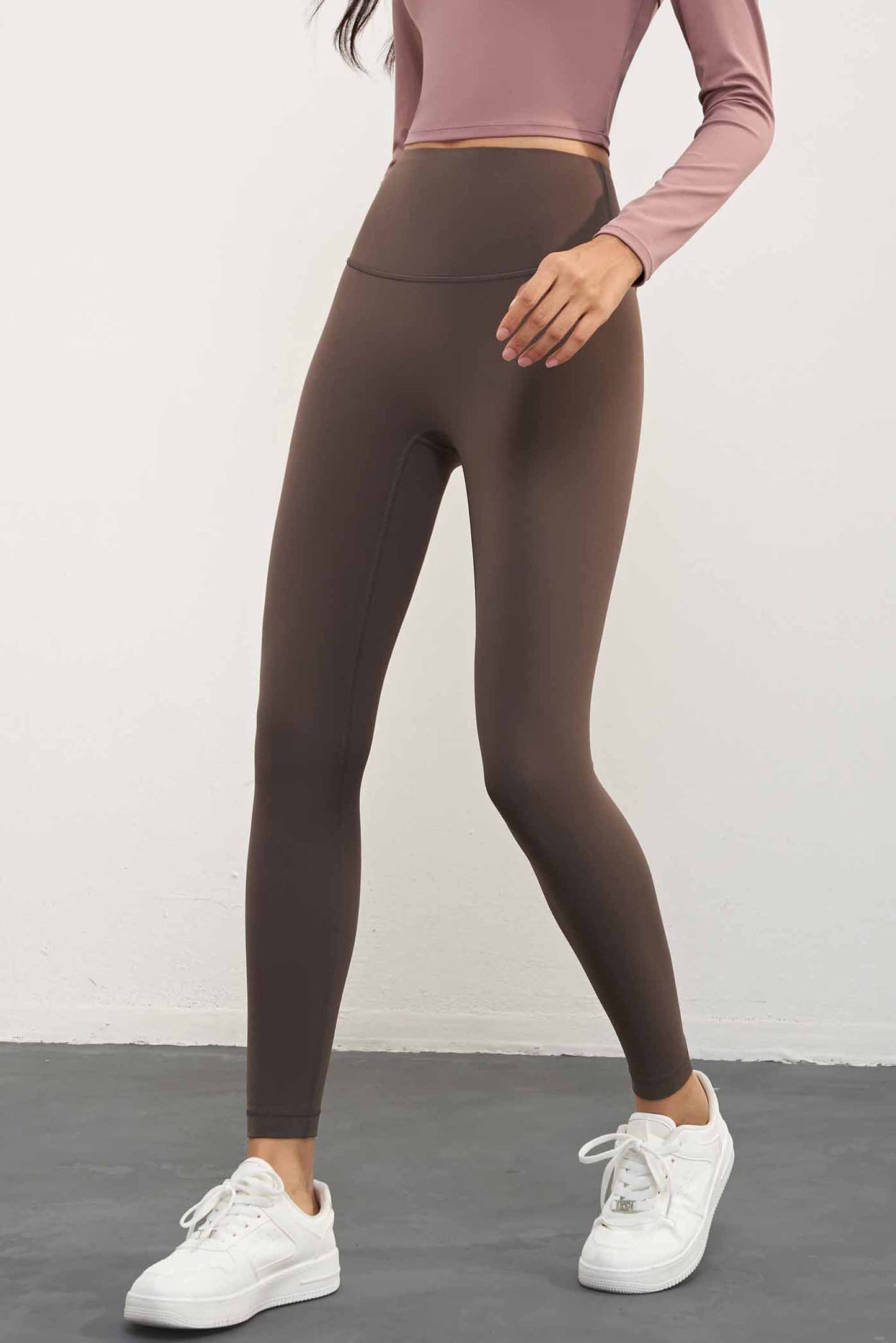 CK1611-Nuls plus thick fleecy nude Yoga pants Women's high-waisted seamless anti-embarrassment leggings with hip lift and leg length fitness pants